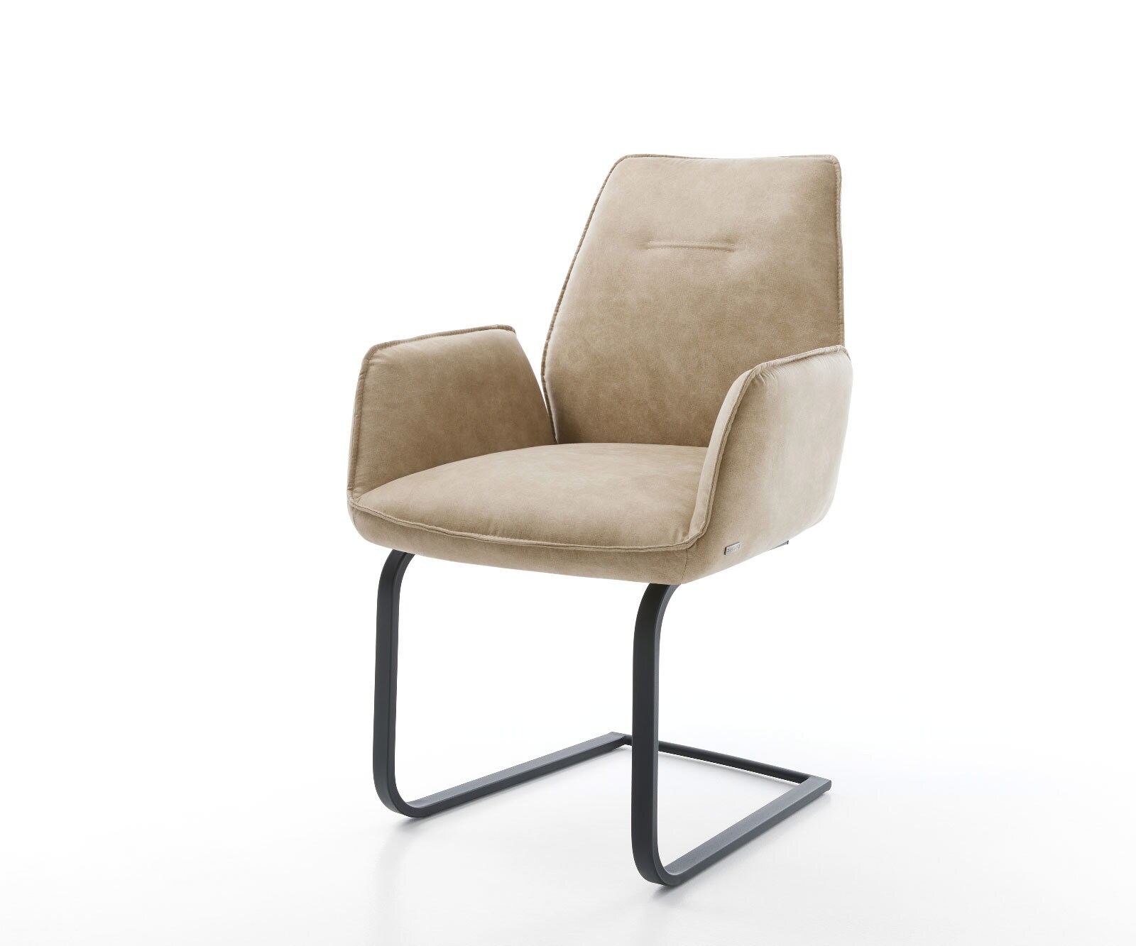 Cantilever Zoa-Flex beige vintage cantilever plat noir