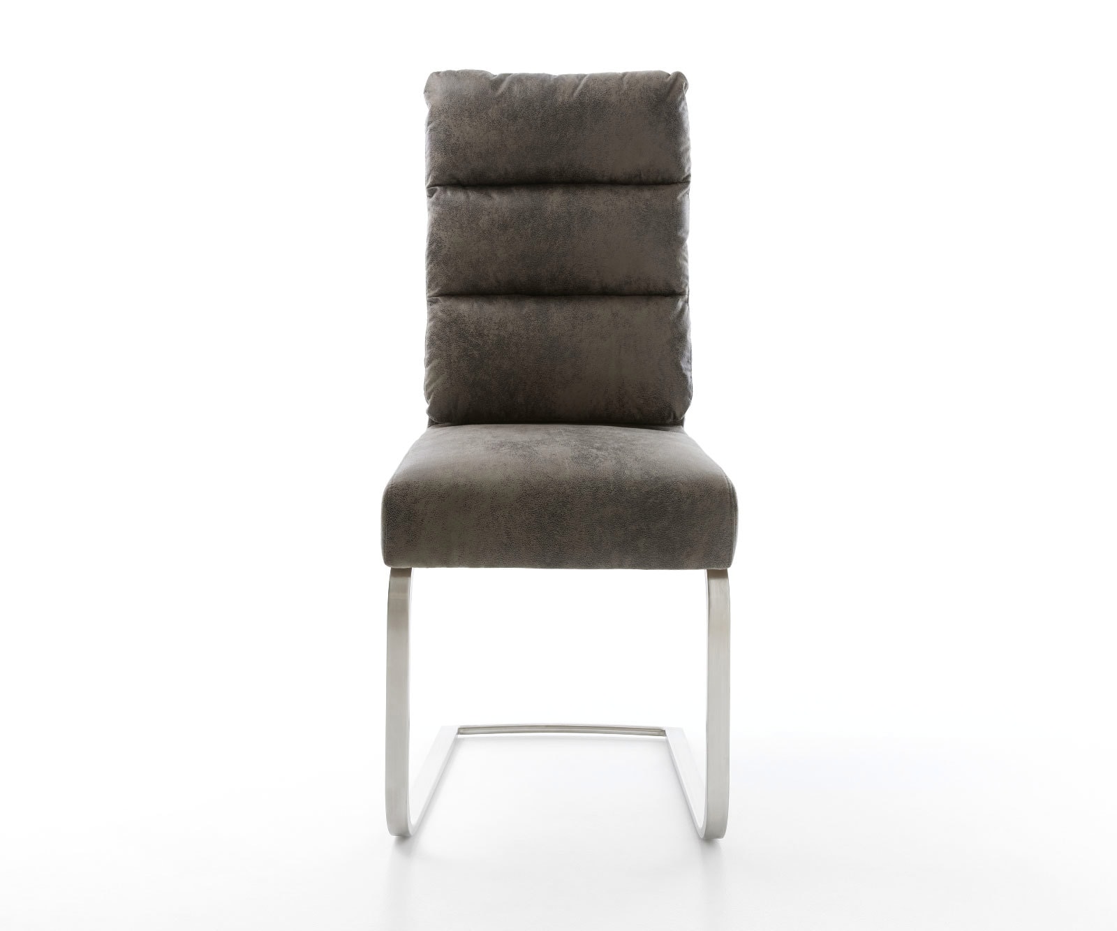 Freischwinger Pela-Flex Mikrofaser Grau Antik Freischwinger flach Edelstahl Taschenfederkern 1 Freischwinger Pela-Flex Mikrofaser Grau Antik Freischwinger flach Edelstahl Taschenfederkern 1