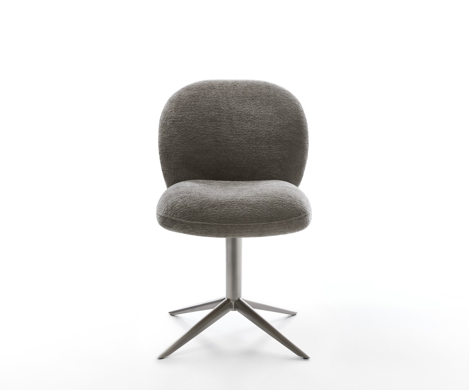 Drehstuhl Nube-Flex Bouclé Soft Schlamm Fußkreuz Graphit 360° drehbar Wippfunktion Taschenfederkern 2