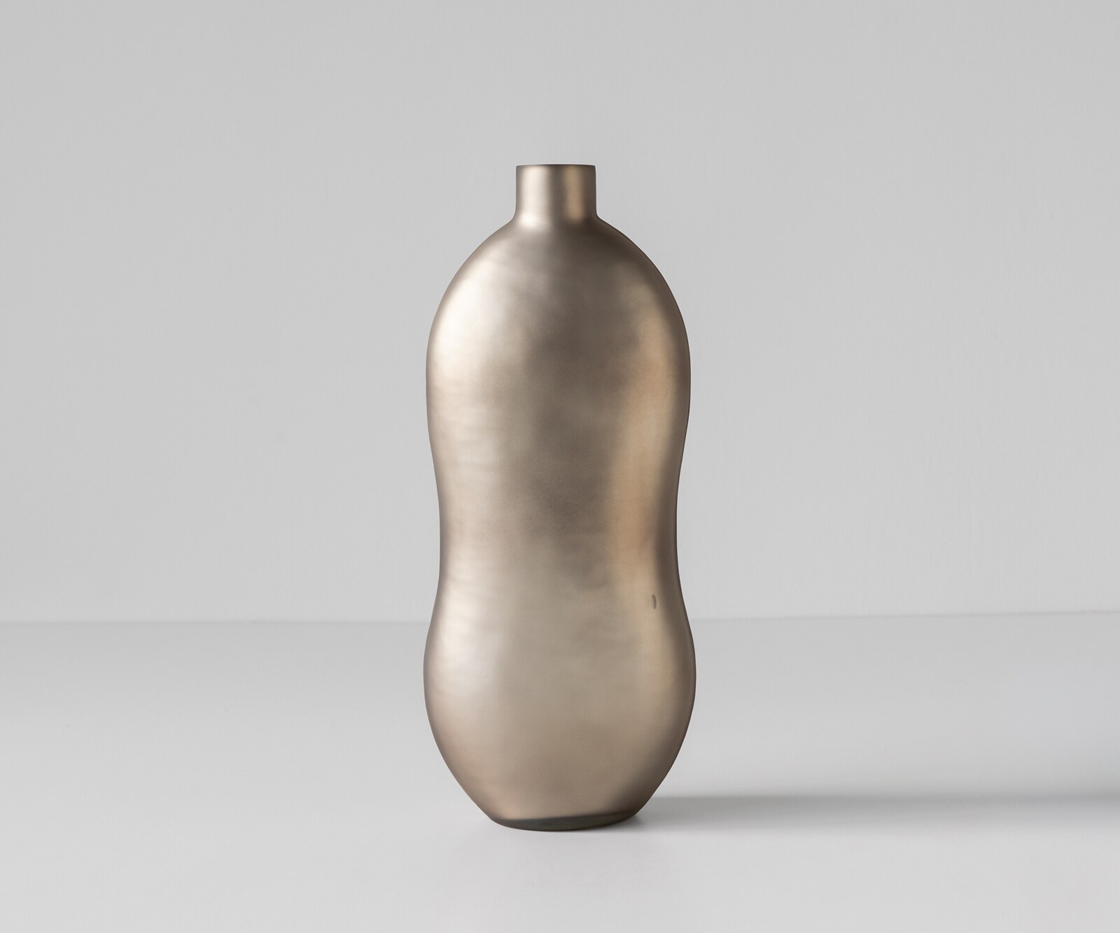 Vase Mireva B18 x T11 x H41 cm Glas Opal Mundgeblasen 2