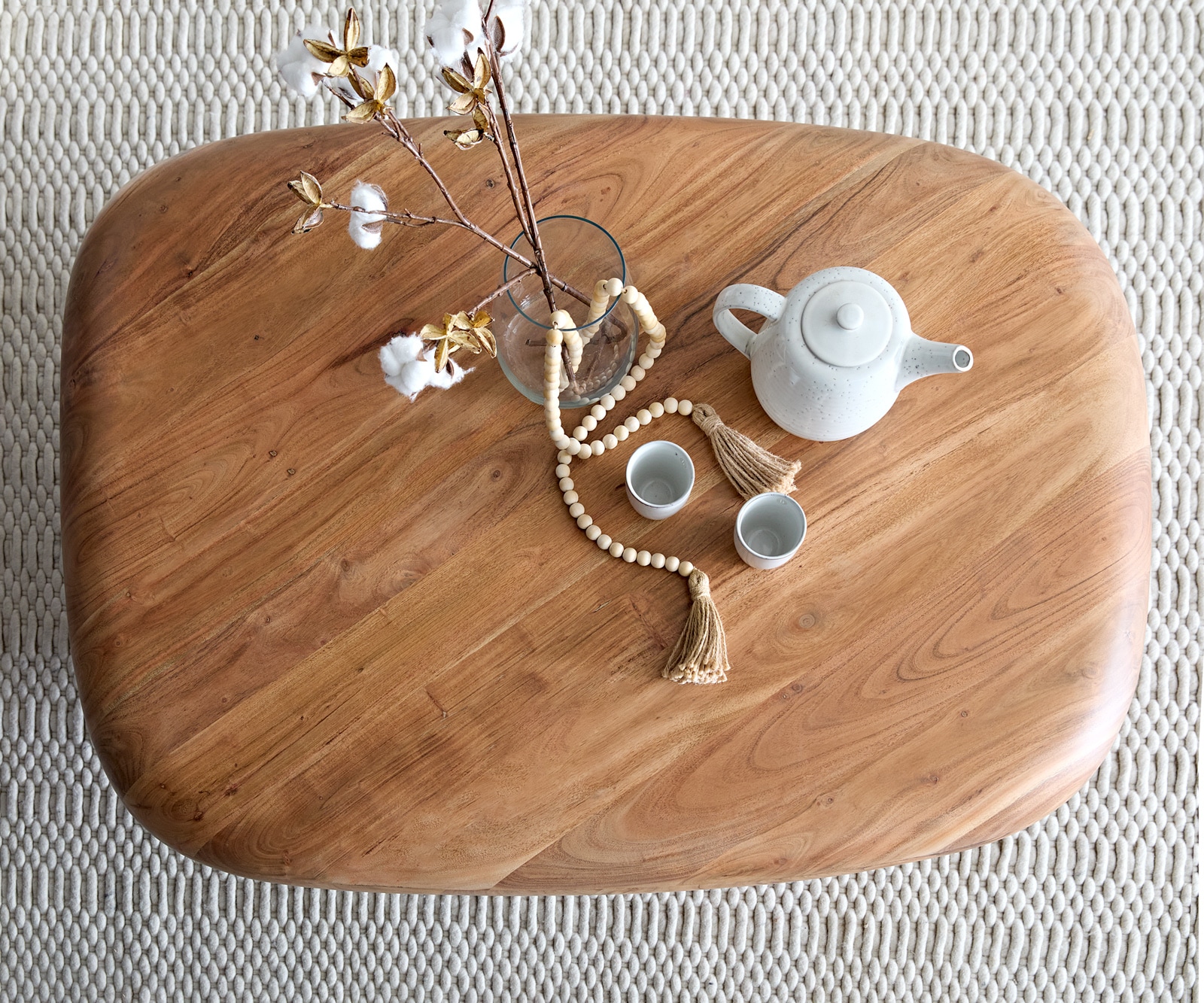 Couchtisch Maskat 120x90 cm Akazie Natur 4 Couchtisch Maskat 120x90 cm Akazie Natur 4