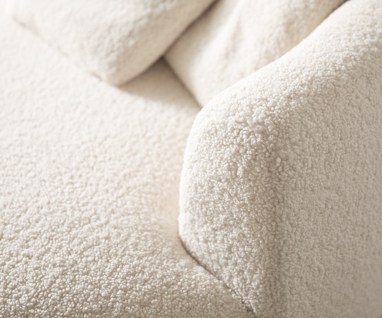 Big-Sofa Edina 330x170 cm Teddystoff Beige 6