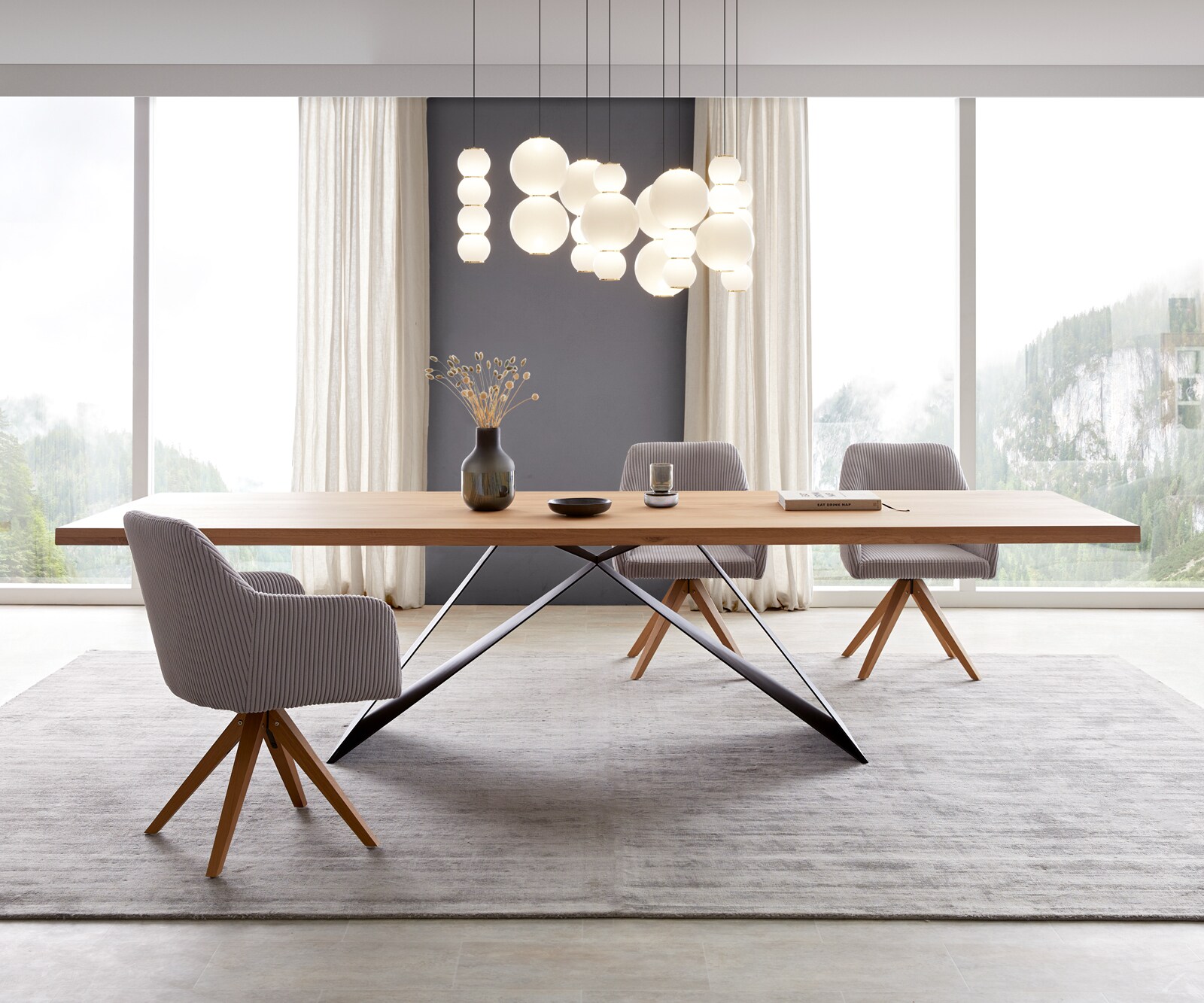 Esstisch Edge Massivholz Rechteck