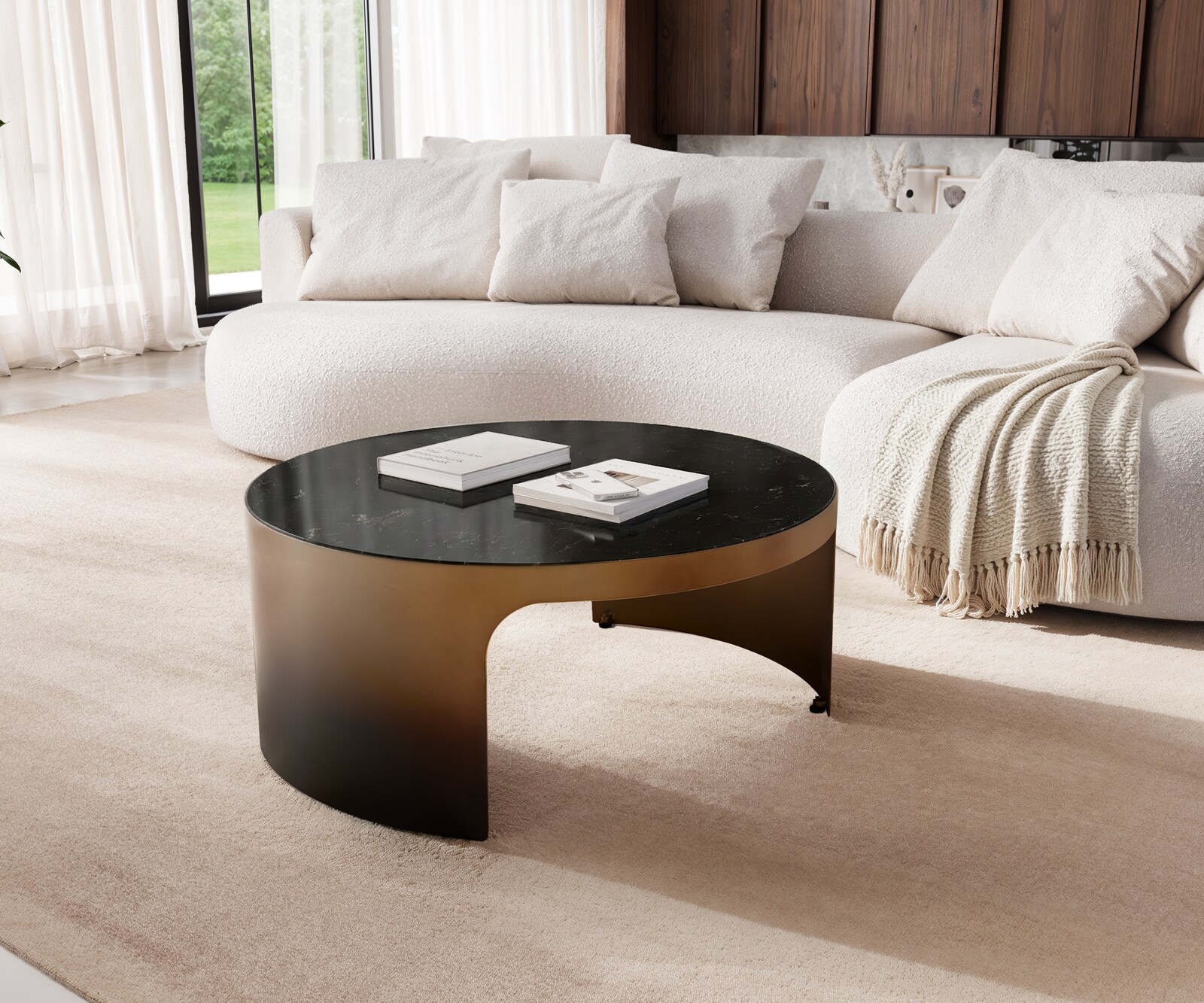 Table basse Alerio  90 x 90 cm