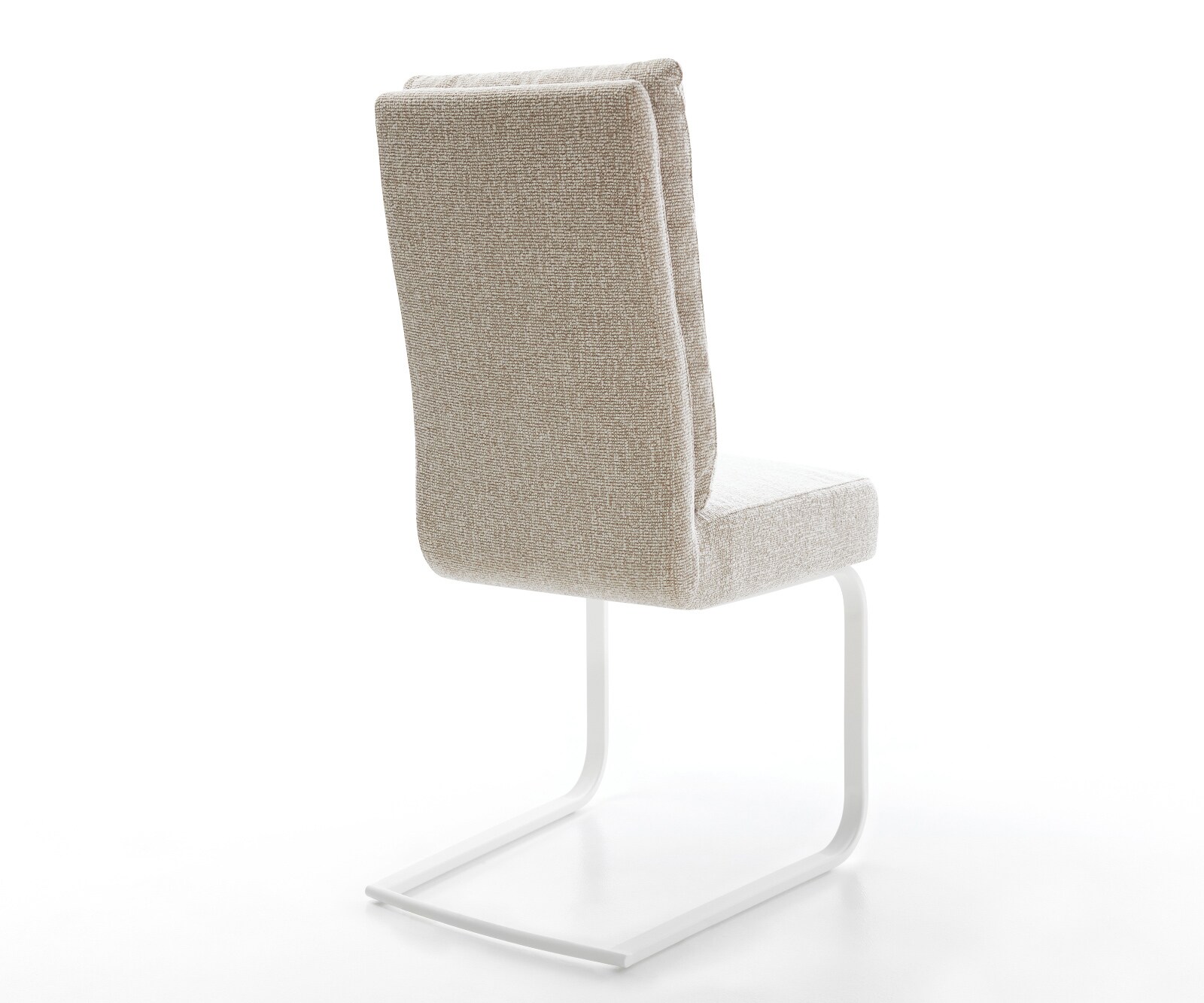 Freischwinger Pela-Flex Webstoff Soft Beige Freischwinger flach Weiß Taschenfederkern 5