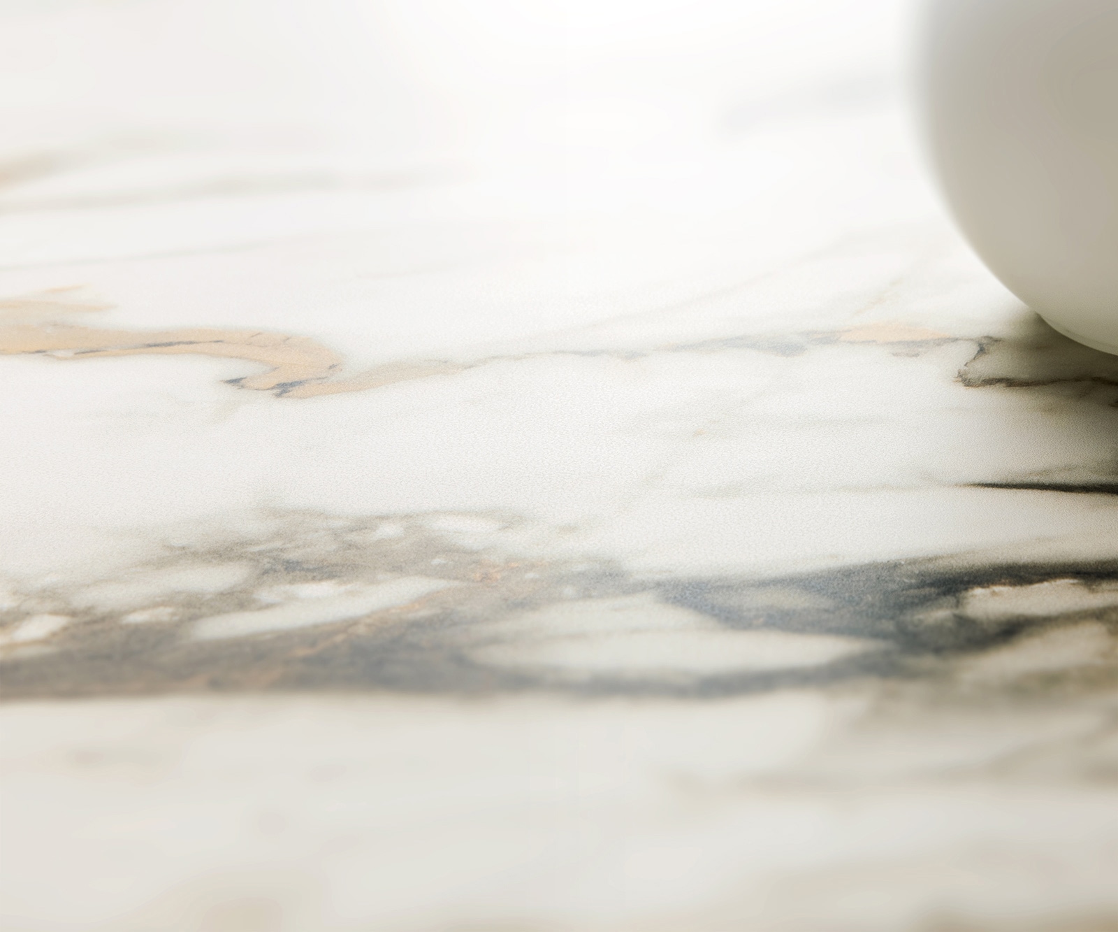 Table à manger Edge 300x100 Céramique Calacatta Luxe Blanc-Doré-Gris Estelar rond Métal Blanc 4 Table à manger Edge 300x100 Céramique Calacatta Luxe Blanc-Doré-Gris Estelar rond Métal Blanc 4