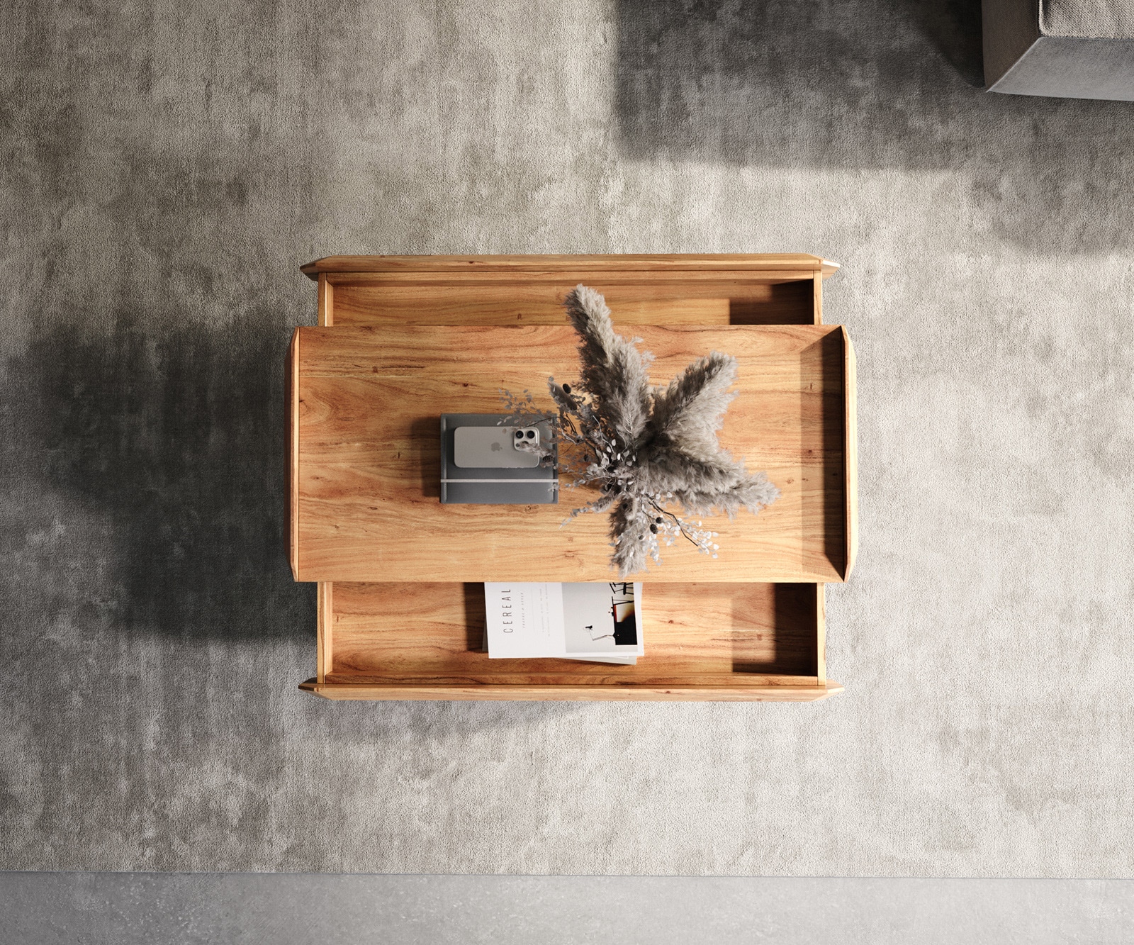 Couchtisch Kiano 100x50 cm Akazie Natur 2 Schübe V-Fuß Edelstahl 4 Couchtisch Kiano 100x50 cm Akazie Natur 2 Schübe V-Fuß Edelstahl 4