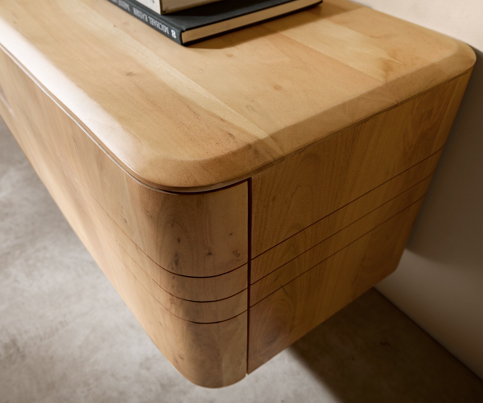 Lowboard Nagaru 220 cm Akazie Aura 4 Türen schwebend 4 Lowboard Nagaru 220 cm Akazie Aura 4 Türen schwebend 4