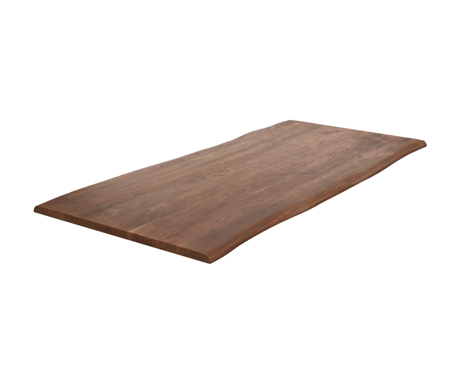 Esstischplatte Edge 200x100cm Akazie Braun Live-Edge