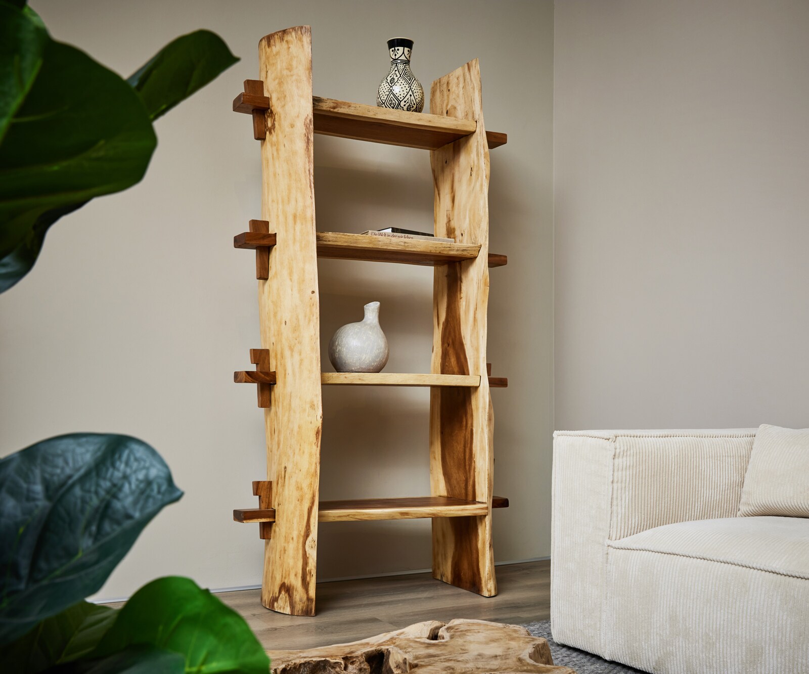 Bücherregal Quintana 200x100 Suarholz natur