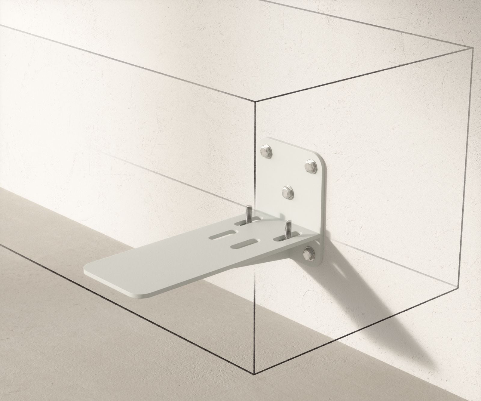 Lowboard Teele 200 cm Akazie Natur Schiefer 2 Türen schwebend 8