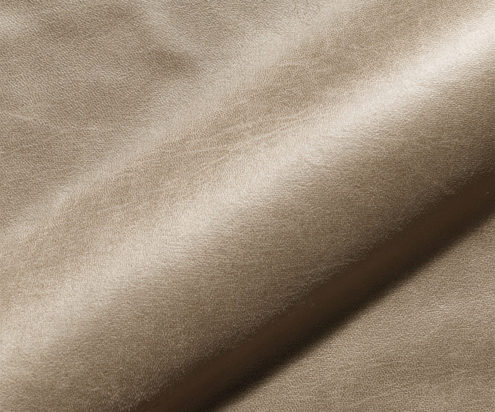 Cantilever Greg-Flex microvelours beige vintage pied cantilever rond acier inoxydable brossé ressorts ensachés 2