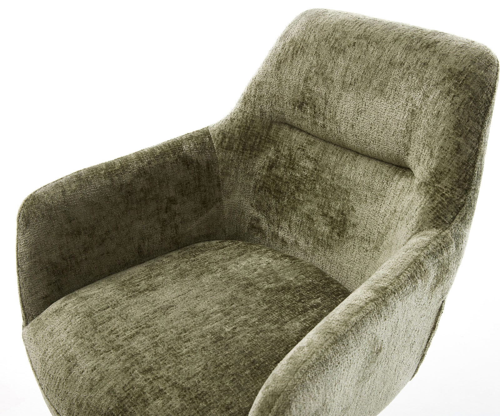 Chaise-pivotante Pejo-Flex chenille olive pied croisé large noir pivotement sur 360° fonction bascule ressorts ensachés 3 Chaise-pivotante Pejo-Flex chenille olive pied croisé large noir pivotement sur 360° fonction bascule ressorts ensachés 3