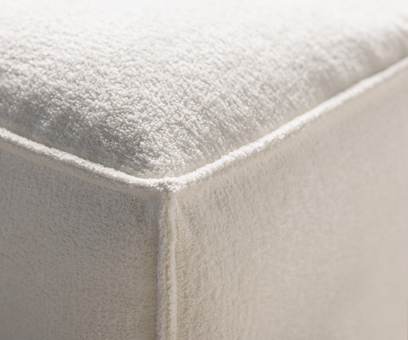 Wohnlandschaft Freestyle 360x290 cm Bouclé Soft Beige Kappnaht 5