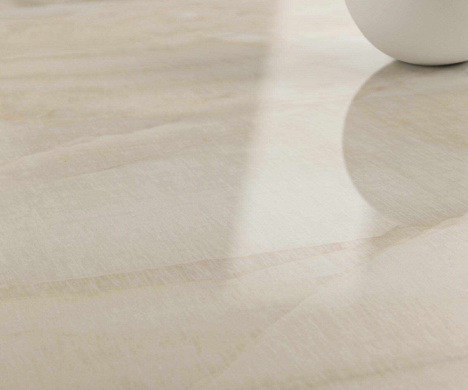 Table à manger Edge 300x100 Céramique Laminam® Onice Oro Acier inoxydable Étroit 4