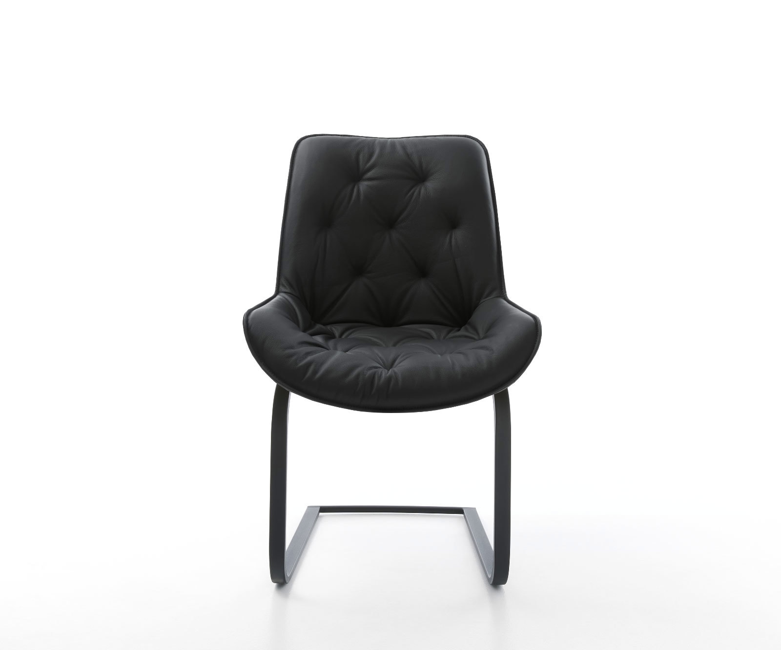 Freischwinger Taimi-Flex Echt-Leder Schwarz Freischwinger flach Schwarz 2 Freischwinger Taimi-Flex Echt-Leder Schwarz Freischwinger flach Schwarz 2