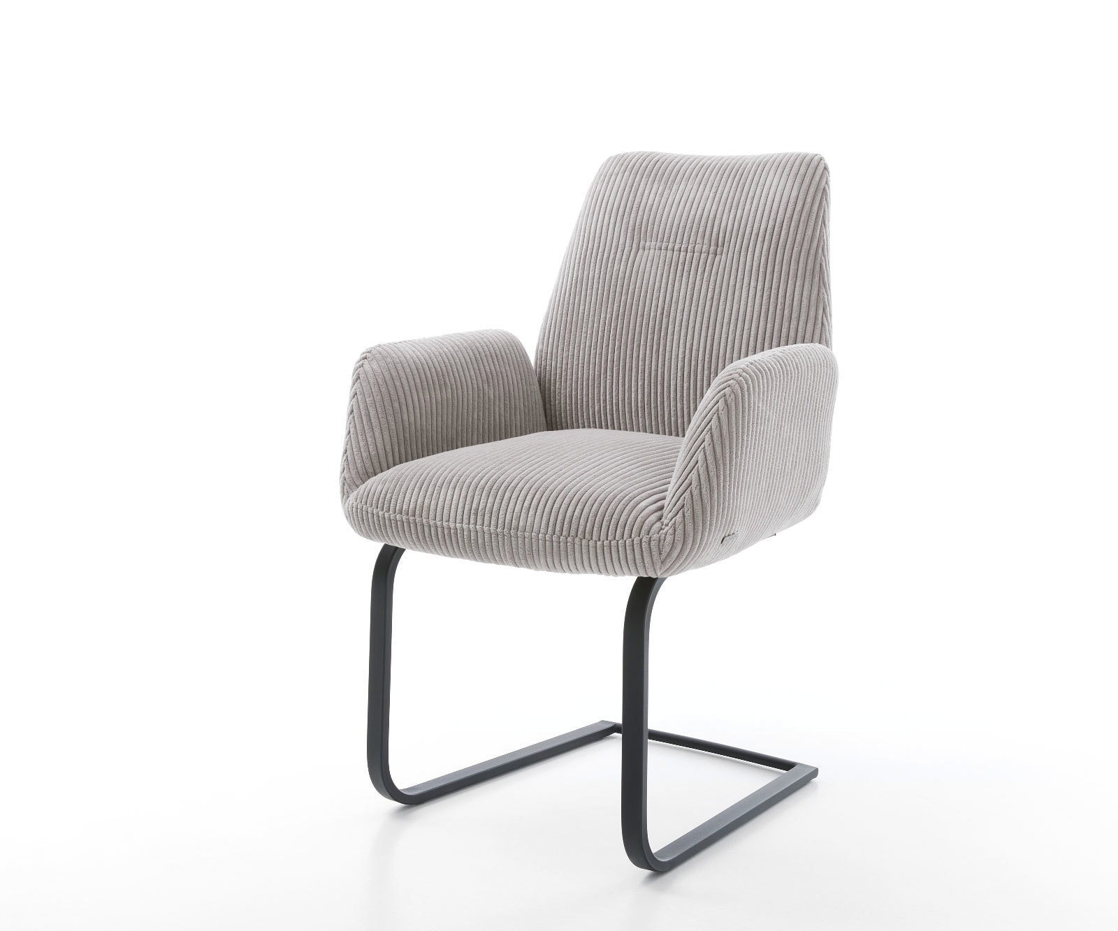 Freischwinger Zoa-Flex Cord Silbergrau Freischwinger flach Schwarz Taschenfederkern Freischwinger Zoa-Flex Cord Silbergrau Freischwinger flach Schwarz Taschenfederkern