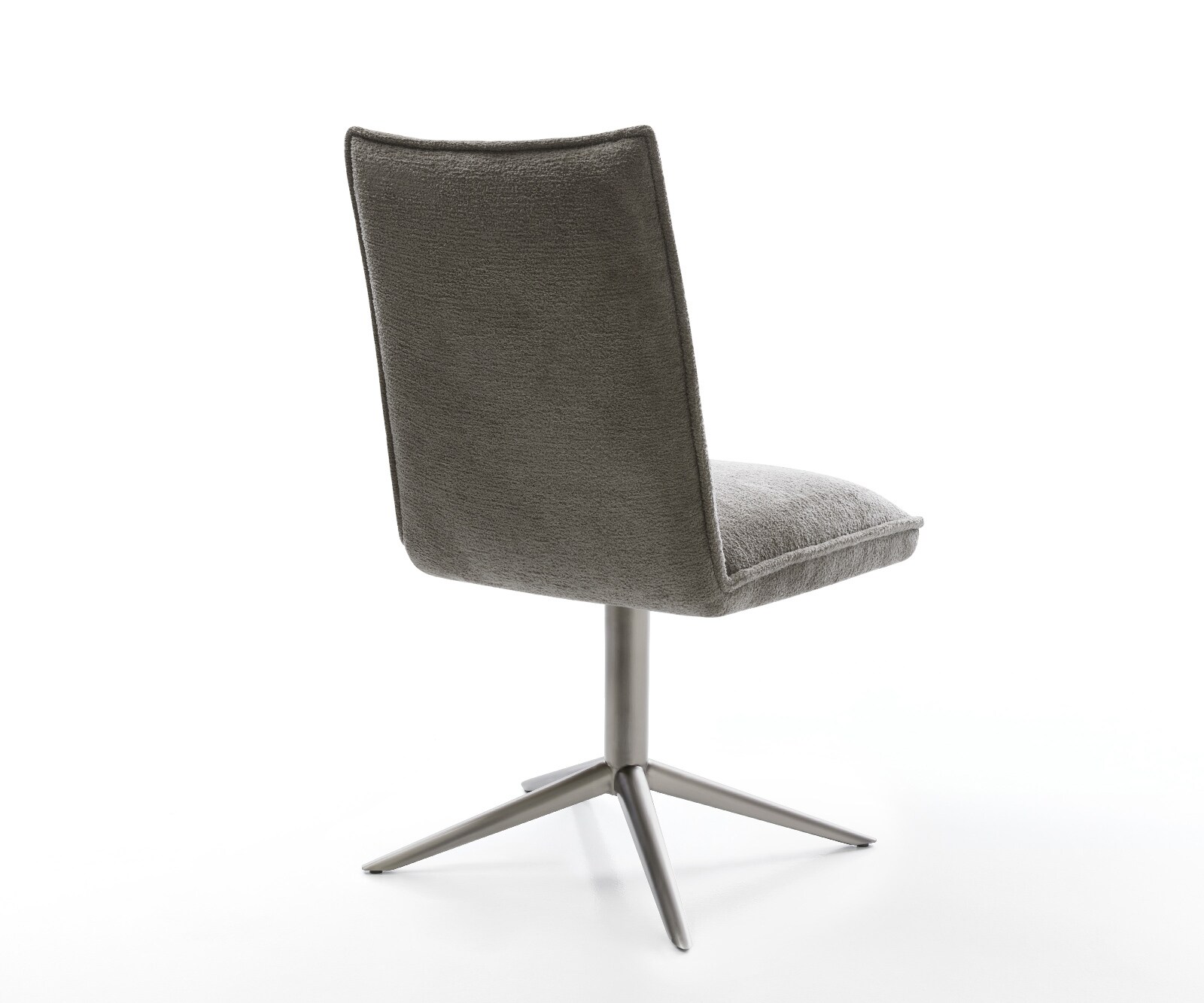 Drehstuhl Lelio-Flex Bouclé Soft Schlamm Fußkreuz Graphit 360° drehbar Wippfunktion Taschenfederkern 5