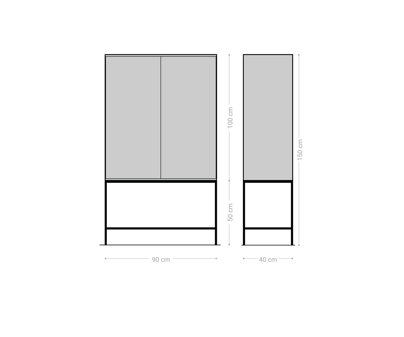 Highboard Sivela 90x150 cm Mango Braun Metall Schwarz 2 Türen 5 Highboard Sivela 90x150 cm Mango Braun Metall Schwarz 2 Türen 5