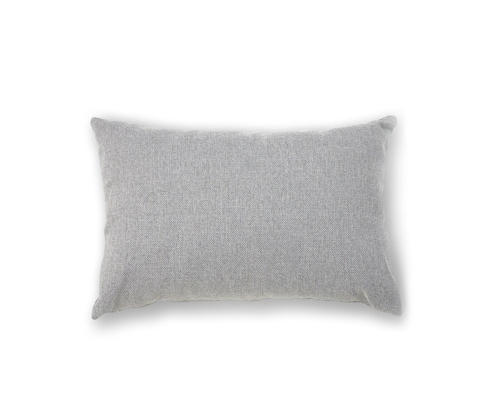 Coussin Dalma 60x40 cm tissu plat gris 1