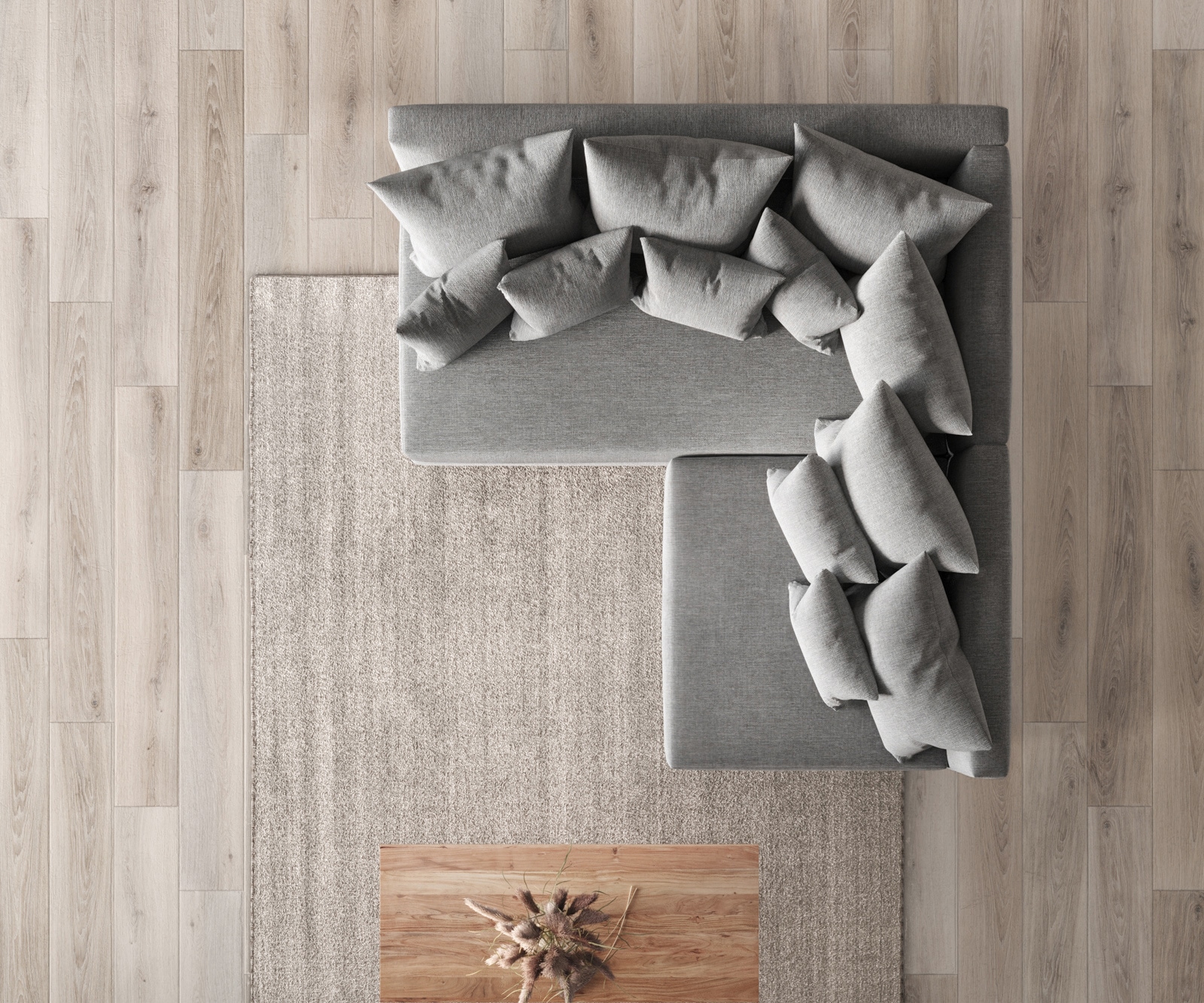 Ecksofa Clovis Grau Flachgewebe Ottomane Links Modulsofa 4 Ecksofa Clovis Grau Flachgewebe Ottomane Links Modulsofa 4