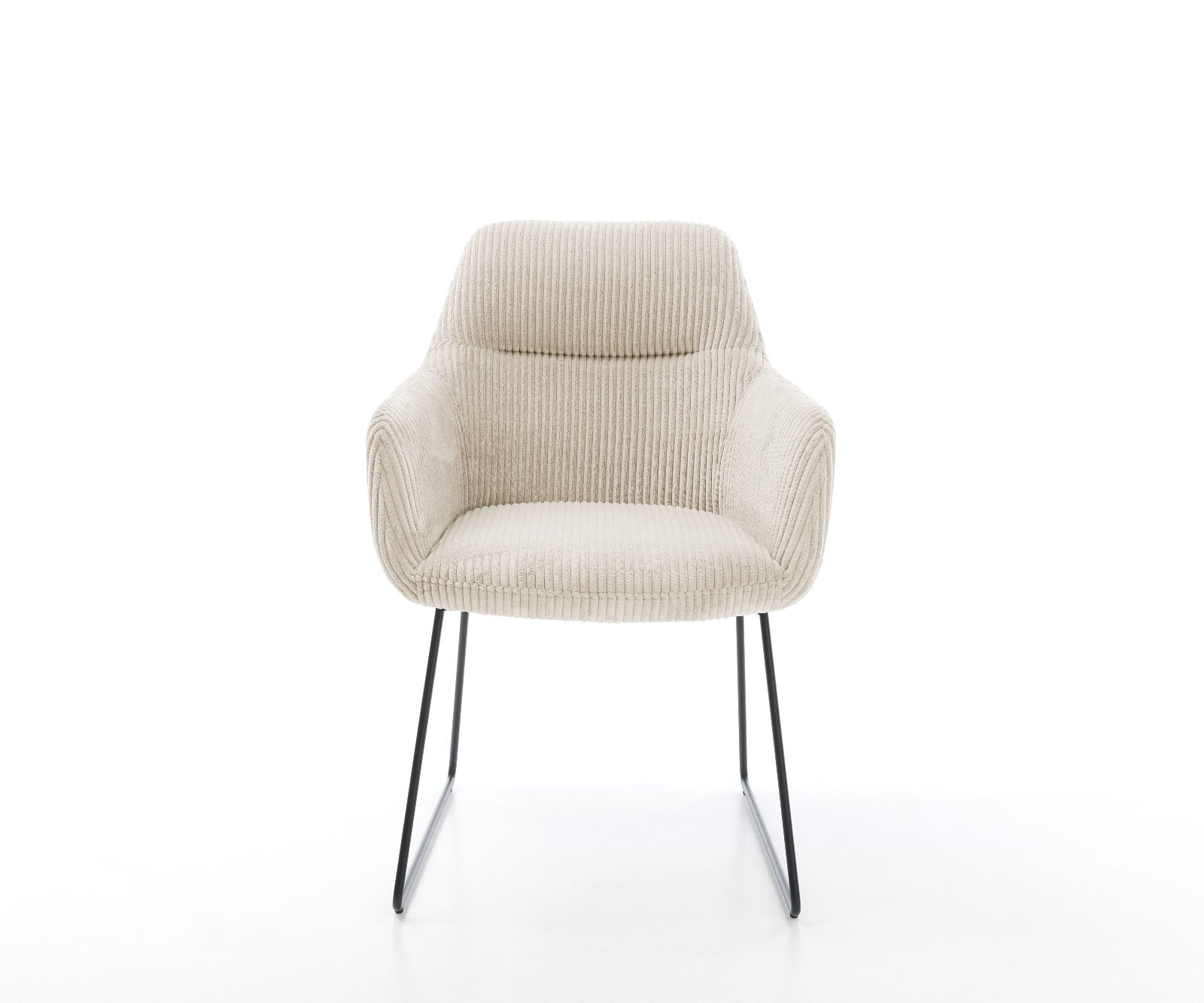 Esszimmerstuhl Pejo-Flex Cord Beige Kufengestell Schwarz Taschenfederkern 1 Esszimmerstuhl Pejo-Flex Cord Beige Kufengestell Schwarz Taschenfederkern 1