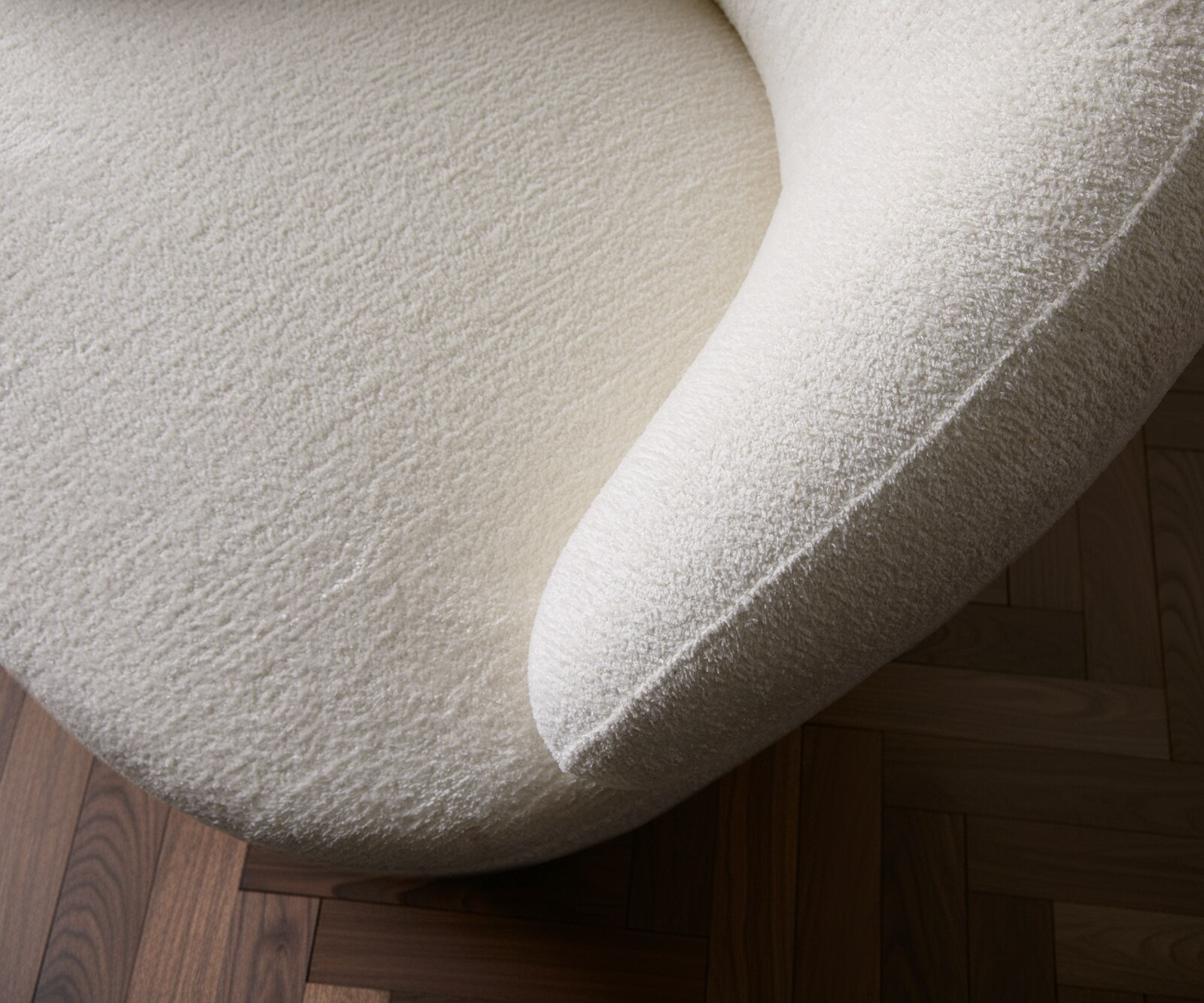 Loungesessel Nova 88x88 cm Bouclé Soft Beige 5