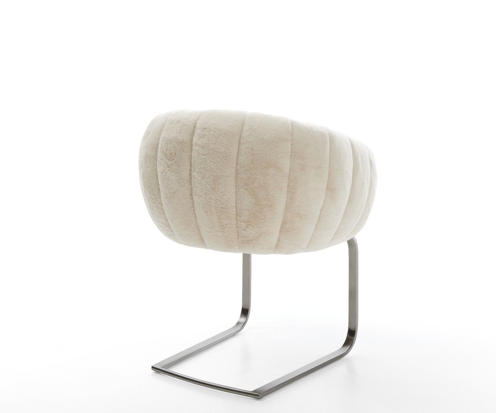 Cantilever Jada-Flex peluche crème-blanc pied cantilever plat grafiete ressorts ensachés 5
