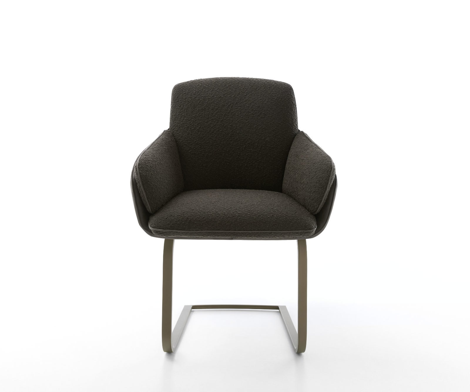 Freischwinger Luan-Flex mit Armlehnen Materialmix Schwarz Freischwinger flach Effektfinish Titan 1 Freischwinger Luan-Flex mit Armlehnen Materialmix Schwarz Freischwinger flach Effektfinish Titan 1