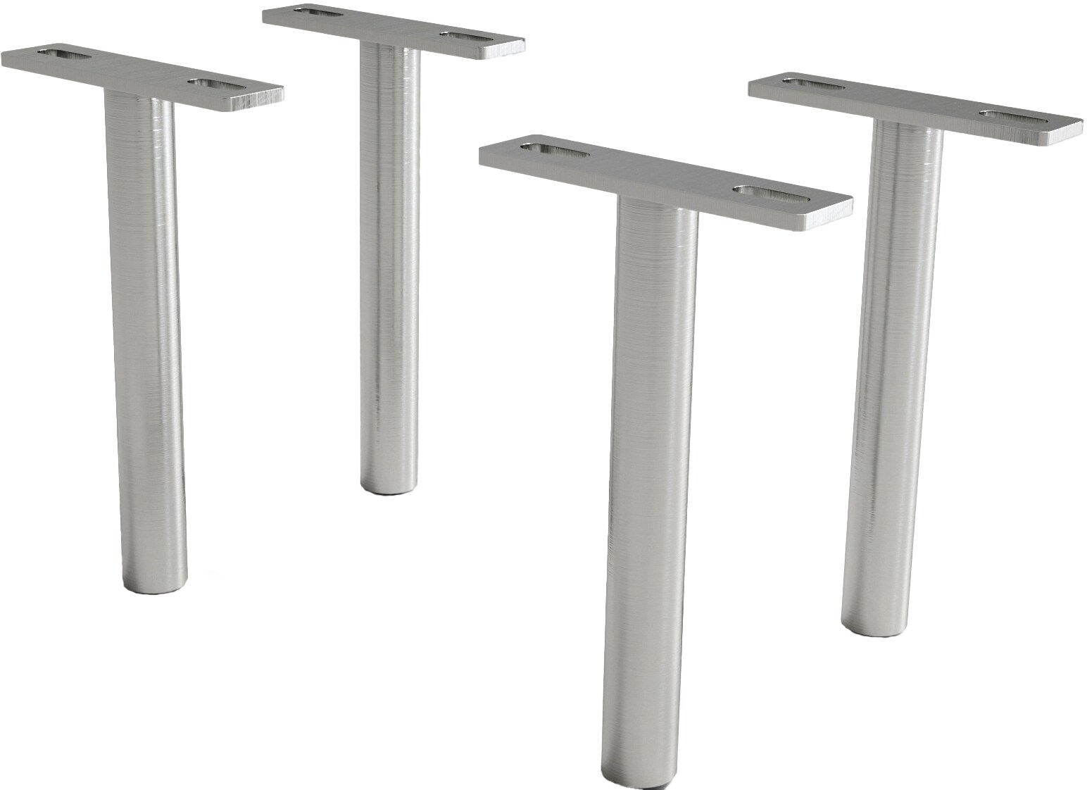 Fuß Rund Edelstahl 20cm (4er Set)
