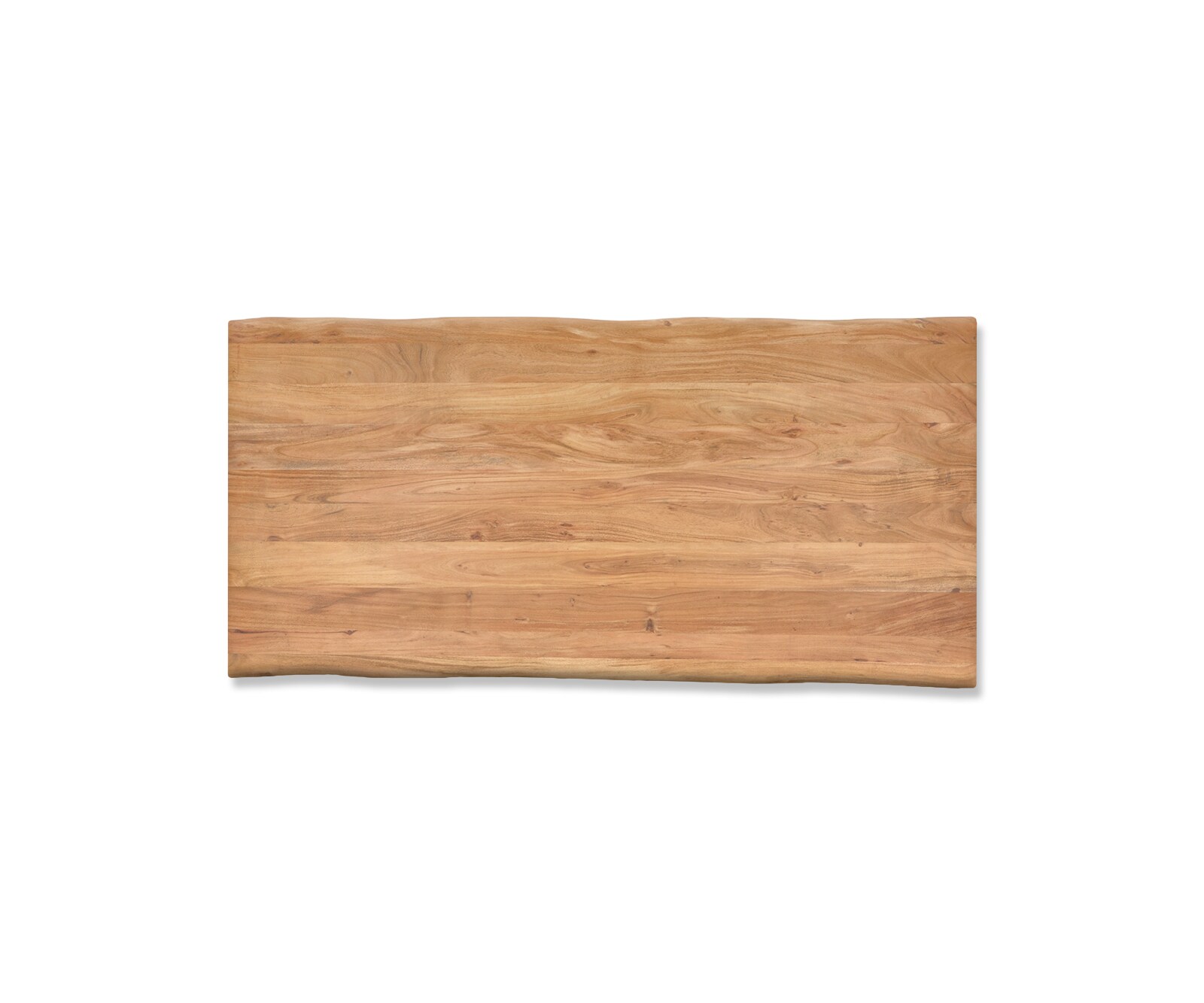 Table-à-manger Edge 200x100 XL acacia nature verre Live-Edge 3