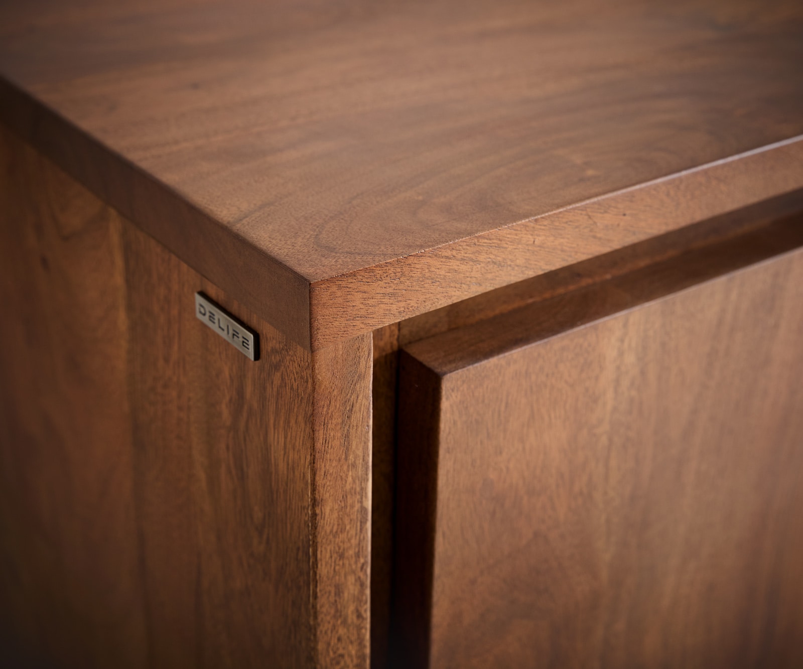 Sideboard Live-Edge 147 cm Akazie Braun 3 Schübe 2 Türen 3 Sideboard Live-Edge 147 cm Akazie Braun 3 Schübe 2 Türen 3