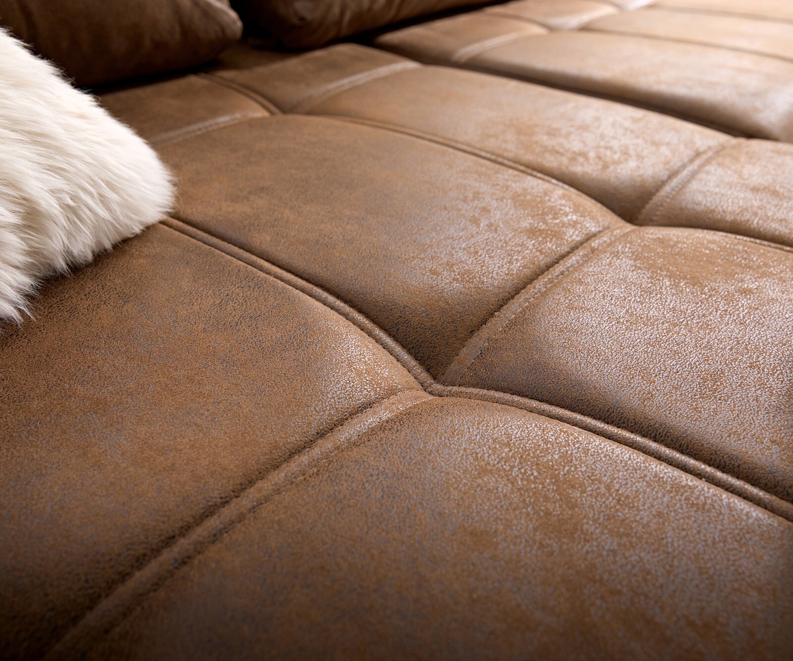 Ecksofa Loana 275x185 cm Braun mit Schlaffunktion 5