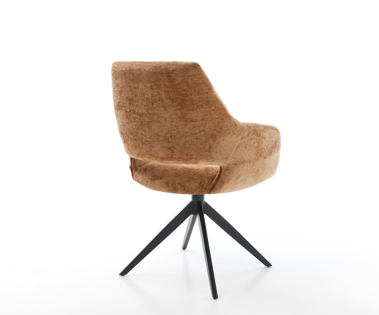 Drehstuhl Yago-Flex mit Armlehnen Chenille Rost Kreuzgestell breit Schwarz 360° drehbar Wippfunktion Taschenfederkern 5 Drehstuhl Yago-Flex mit Armlehnen Chenille Rost Kreuzgestell breit Schwarz 360° drehbar Wippfunktion Taschenfederkern 5