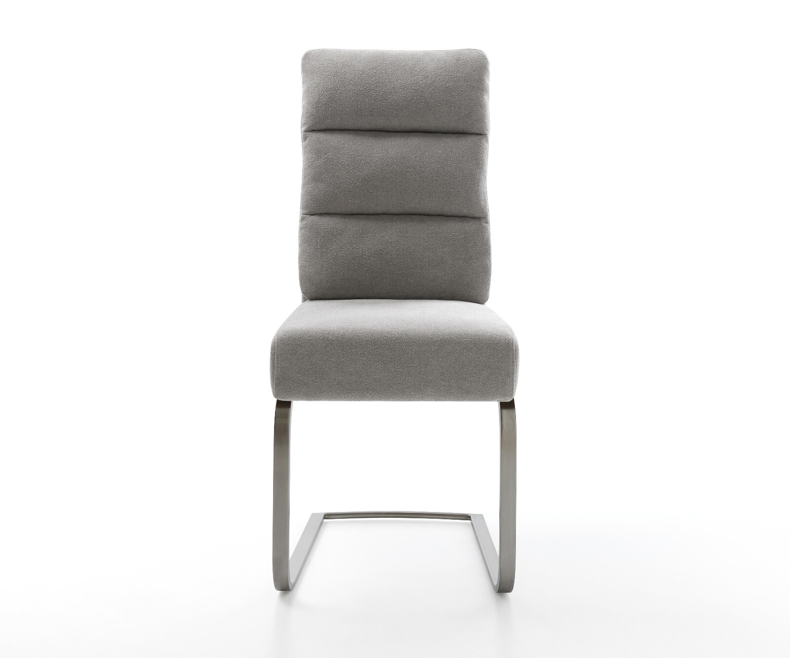 Freischwinger Pela-Flex Strukturstoff Soft Grau Freischwinger flach Graphit Taschenfederkern 1