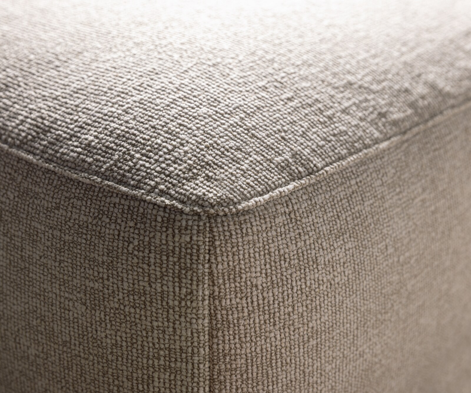 Grand canapé Freestyle Pure 280x110 cm Tissu tissé beige doux 4