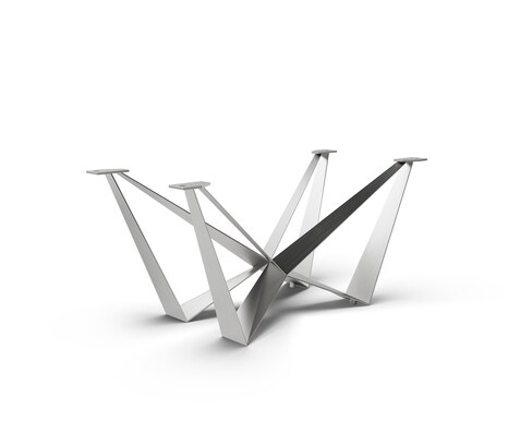 Cadre de table Spider métal argenté pour tables extensibles de 180-220 cm