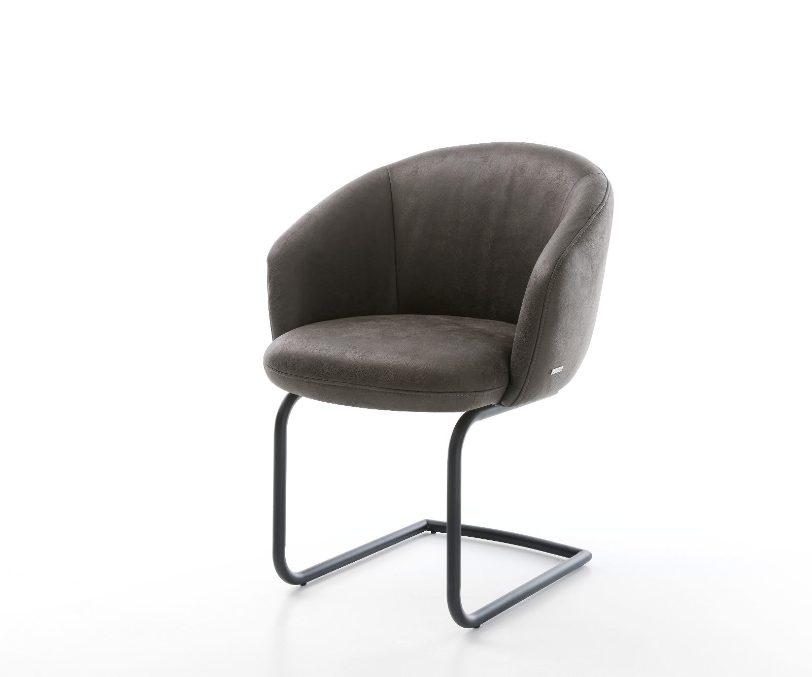 Chaise-pivotante Caja-Flex avec accoudoirs bouclé blanc pied croisé large acier inoxydable ressorts ensachés pivote sur 360° 3 Chaise-pivotante Caja-Flex avec accoudoirs bouclé blanc pied croisé large acier inoxydable ressorts ensachés pivote sur 360° 3