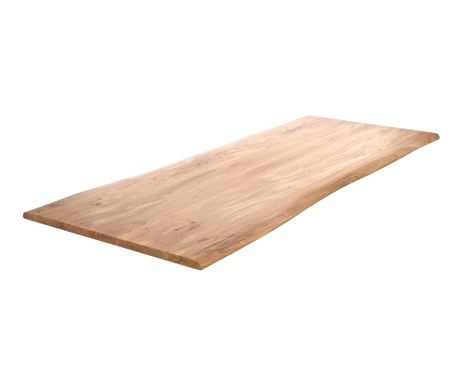 Esstischplatte Edge 240x100cm Akazie Natur Live-Edge