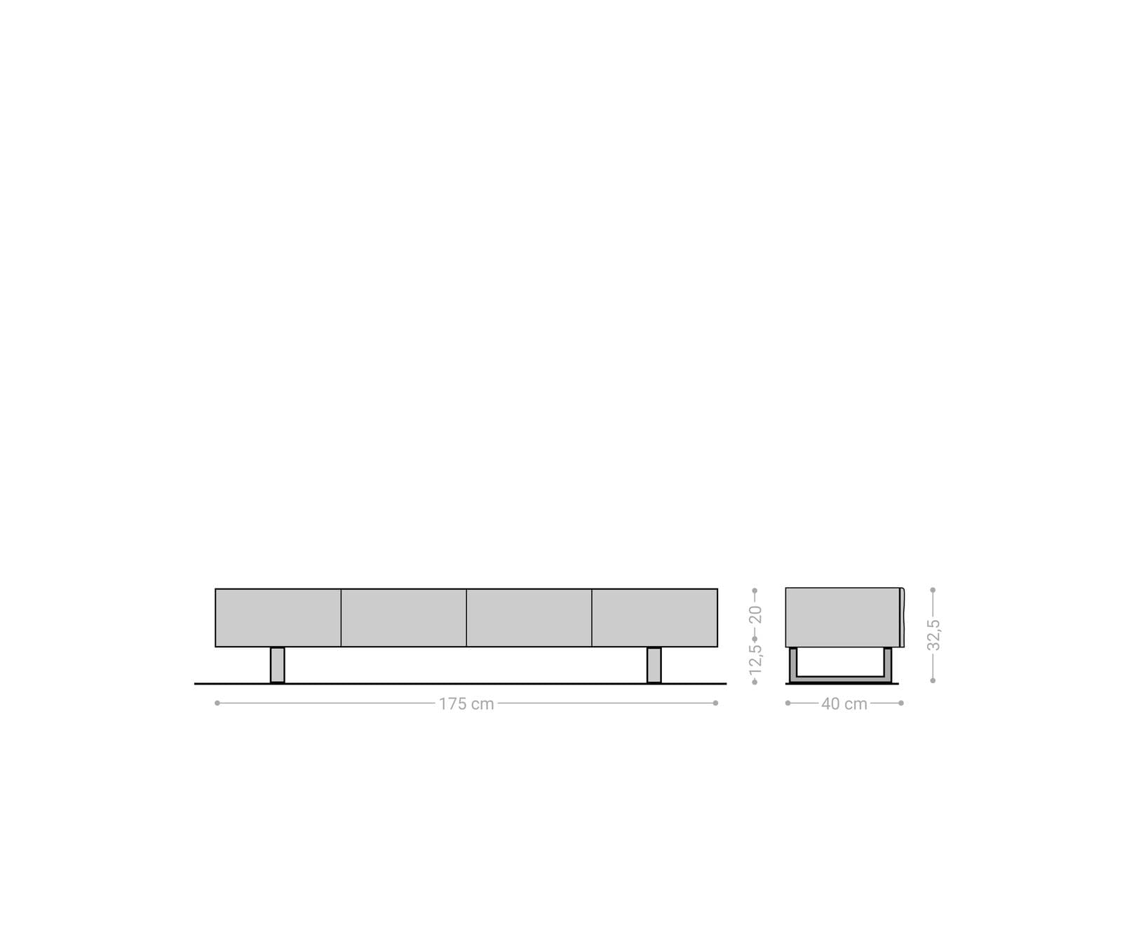 Meuble - TV New Live-Edge 175 cm acacia naturel 4 portes patin inox brossé 6 Meuble - TV New Live-Edge 175 cm acacia naturel 4 portes patin inox brossé 6