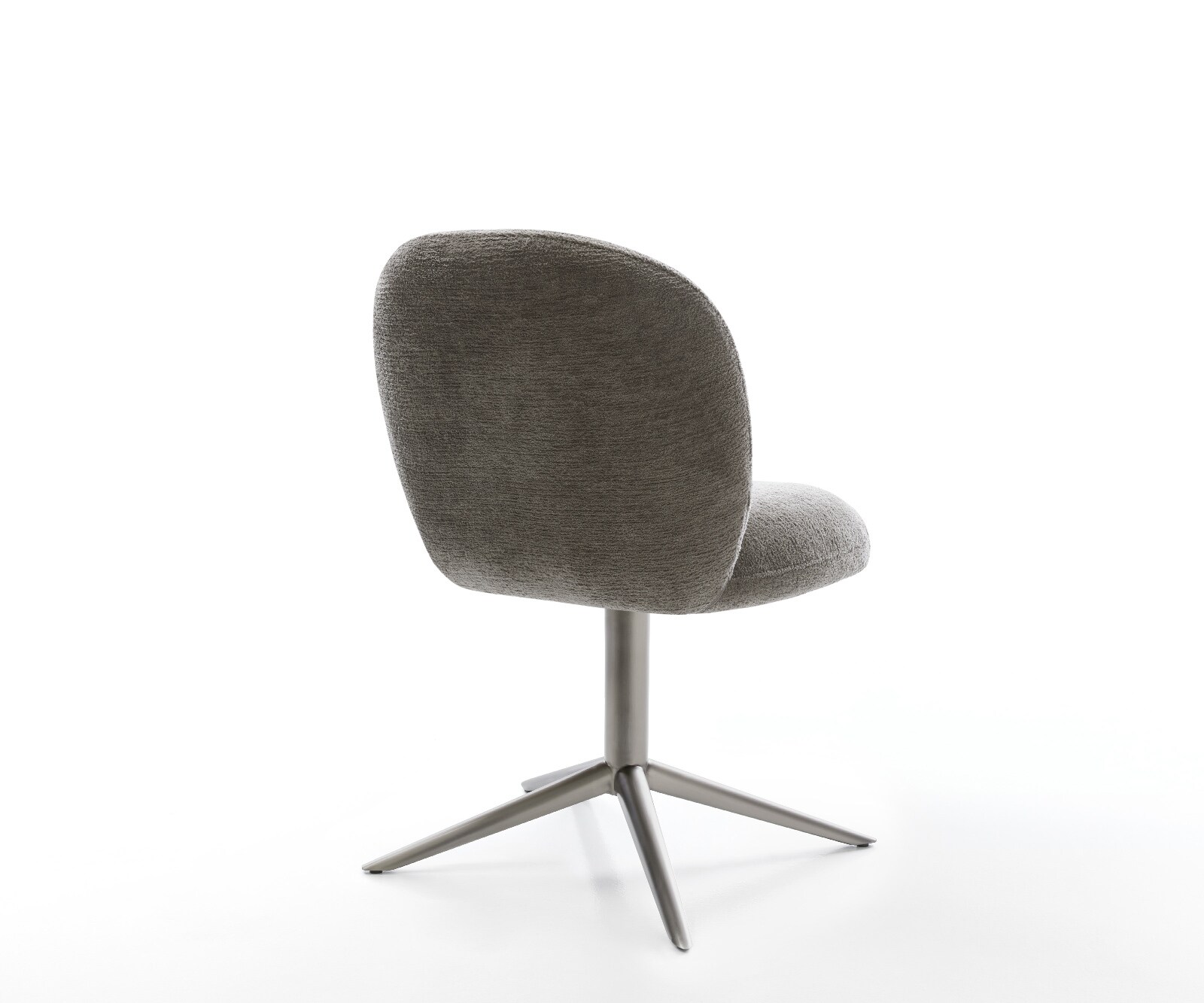 Drehstuhl Nube-Flex Bouclé Soft Schlamm Fußkreuz Graphit 360° drehbar Wippfunktion Taschenfederkern 5