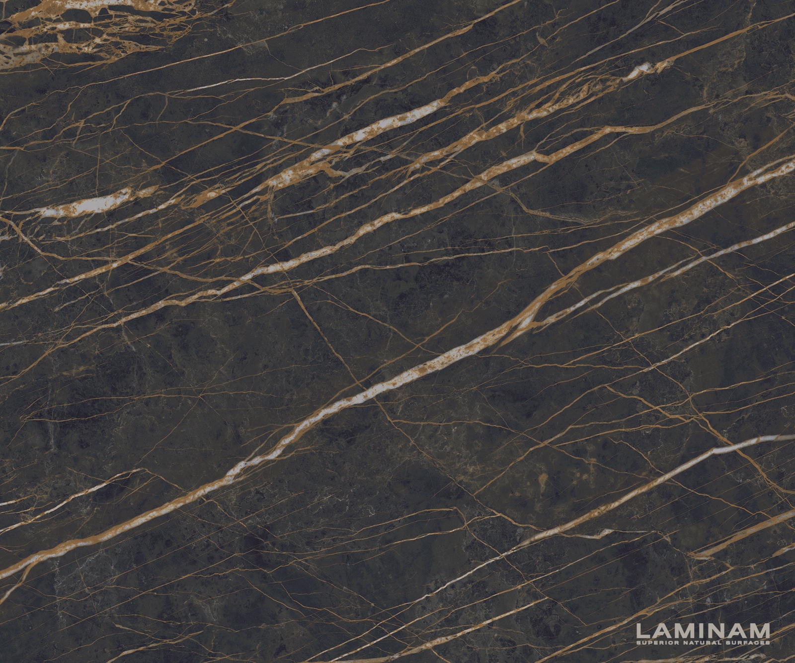 Couchtisch Edge Rund 90x90 cm Keramik Laminam® Noir Desir Braun Sarity Metall Schwarz 3