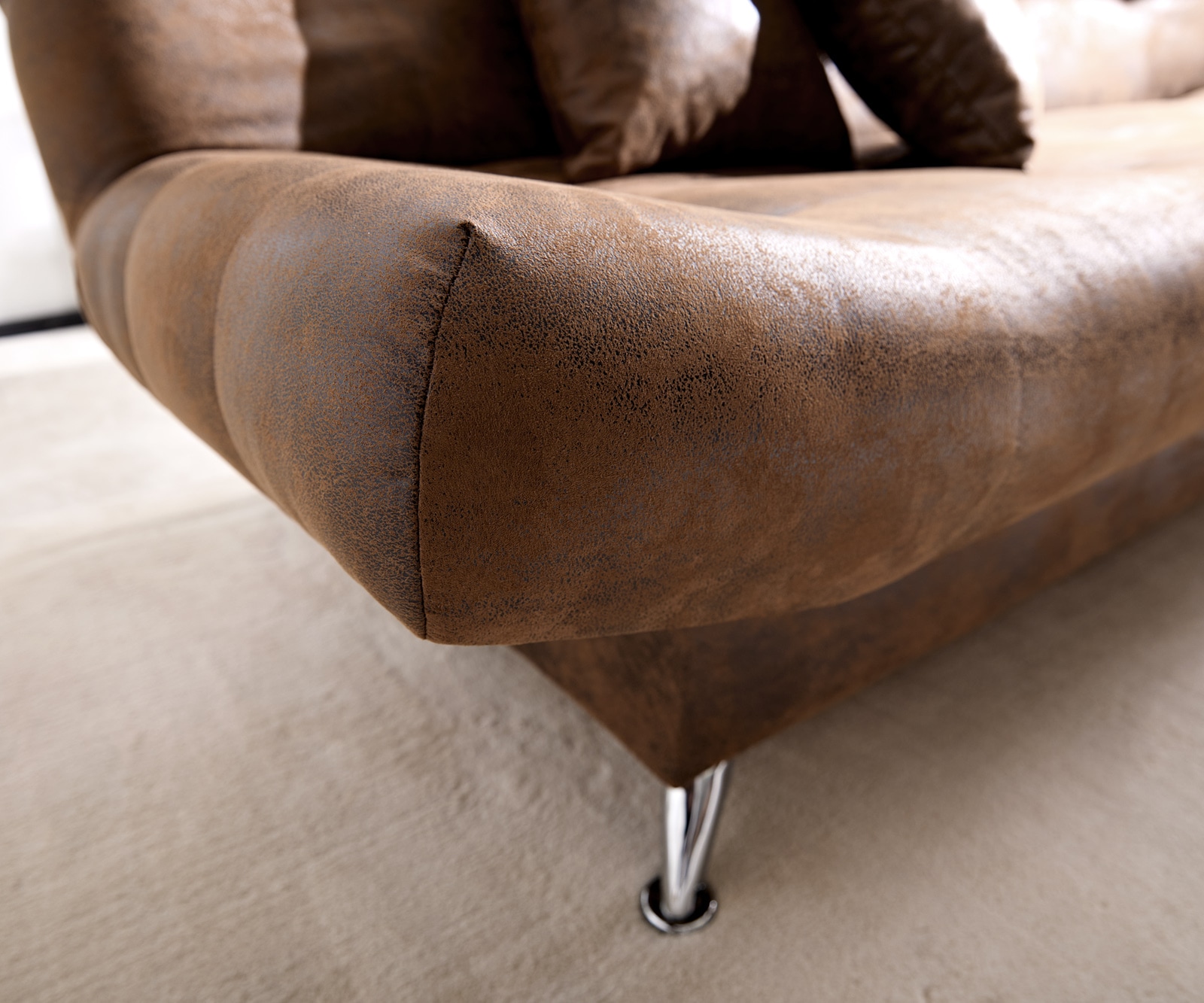 Schlafsofa Viola 190x90 cm Braun Antik Optik Bettkasten 5 Schlafsofa Viola 190x90 cm Braun Antik Optik Bettkasten 5