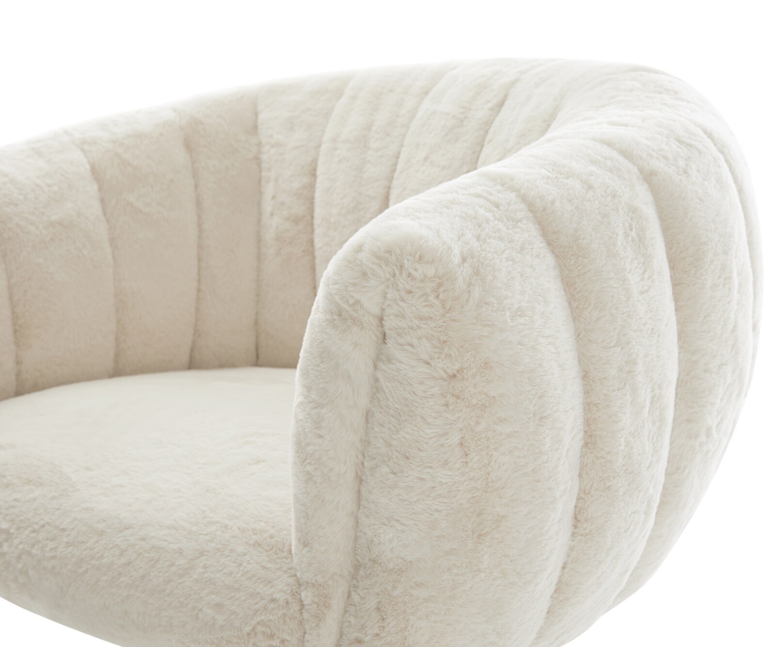 Cantilever Jada-Flex peluche crème-blanc pied cantilever plat blanc ressorts ensachés 4