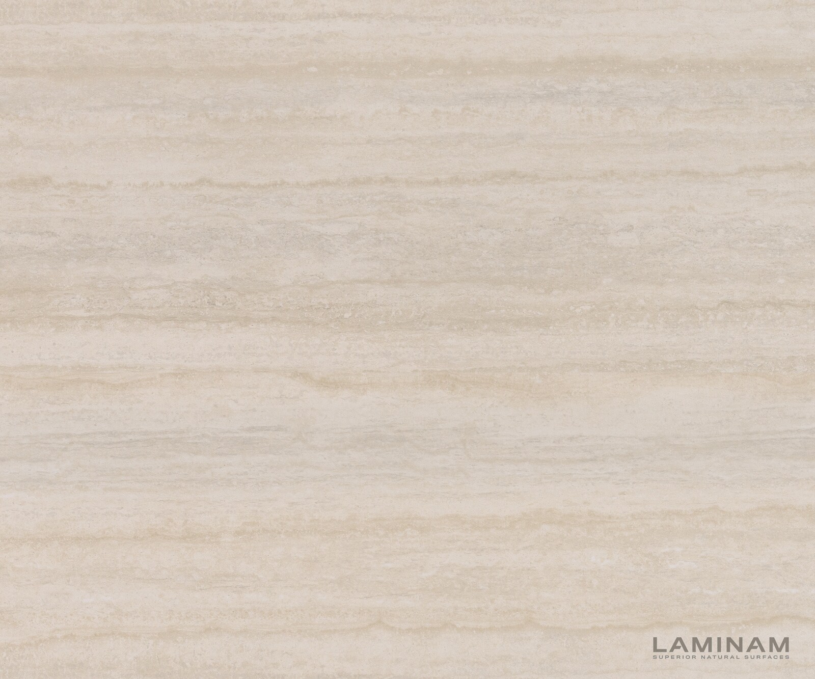 Lowboard Cuor 250 cm Keramik Laminam® Travertino Bianco Creme-Weiß 1 Klappe 1 Schubfach Fuß Schwebeoptik Acrylglas 2