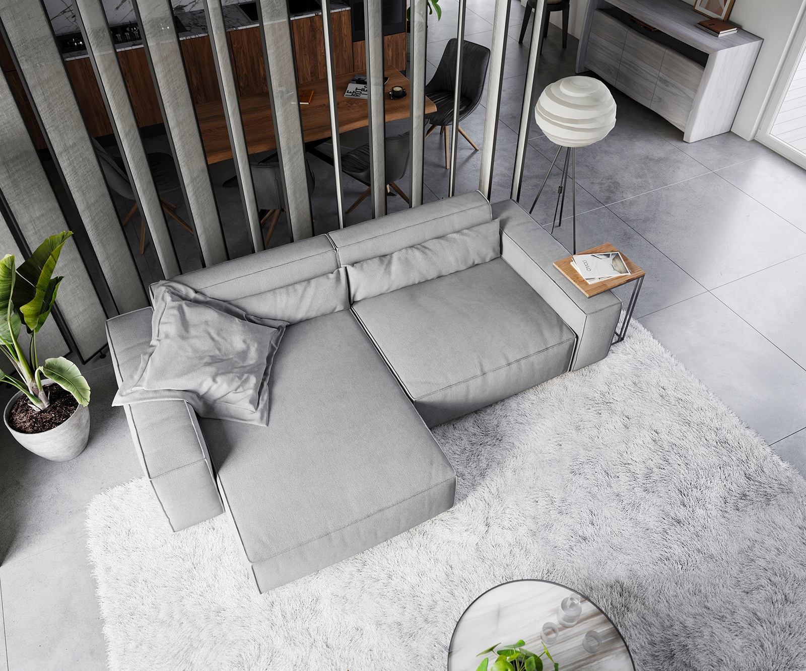 Ecksofa Sirpio XL 270x170 cm Mikrofaser Grau Recamiere variabel 3 Ecksofa Sirpio XL 270x170 cm Mikrofaser Grau Recamiere variabel 3