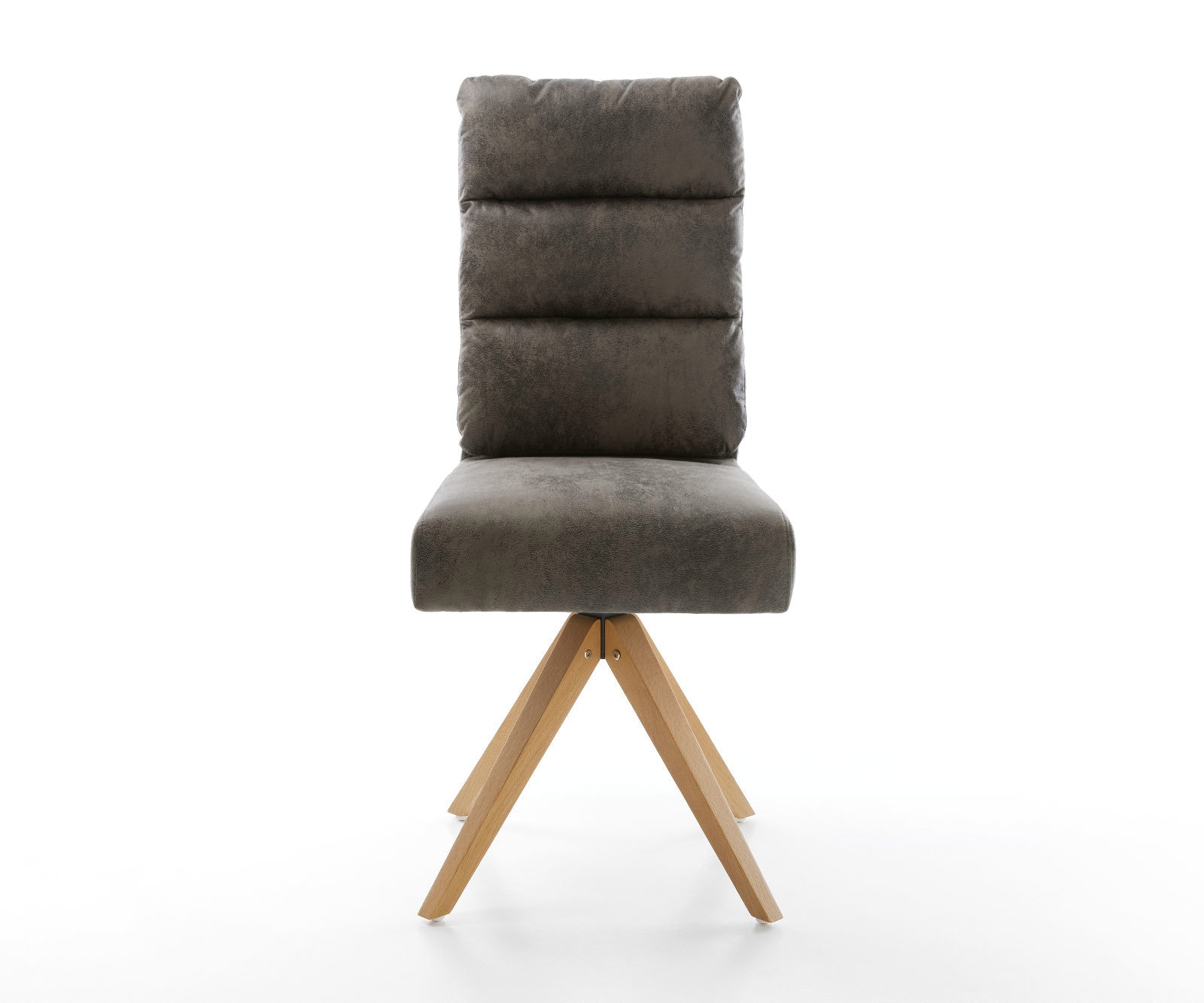 Esszimmerstuhl Pela-Flex Mikrofaser Grau Antik Holzgestell kantig Natur Taschenfederkern 1 Esszimmerstuhl Pela-Flex Mikrofaser Grau Antik Holzgestell kantig Natur Taschenfederkern 1