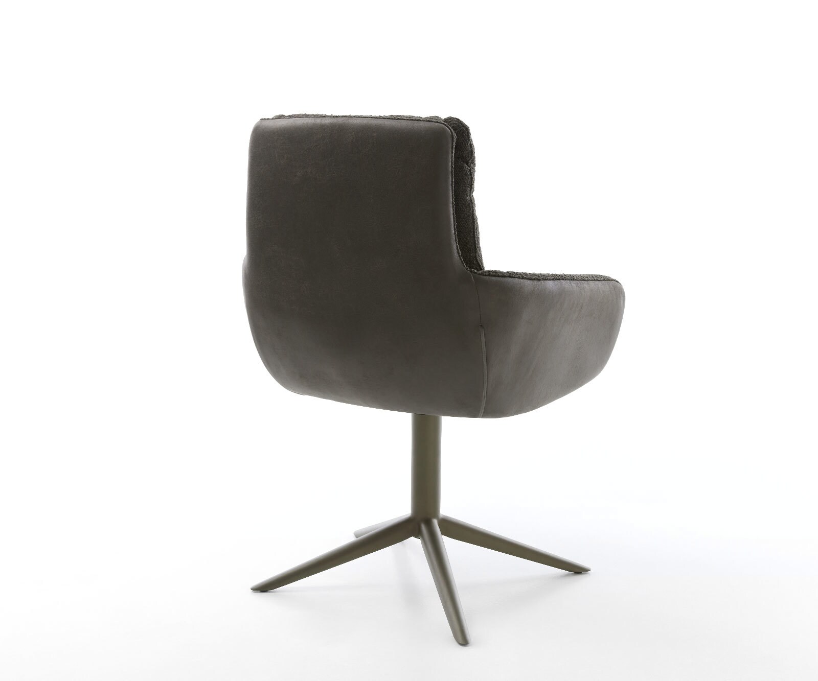 Drehstuhl Abelia-Flex mit Armlehnen Materialmix Schwarz Fußkreuz Effektfinish Titan 360° drehbar Wippfunktion 4 Drehstuhl Abelia-Flex mit Armlehnen Materialmix Schwarz Fußkreuz Effektfinish Titan 360° drehbar Wippfunktion 4