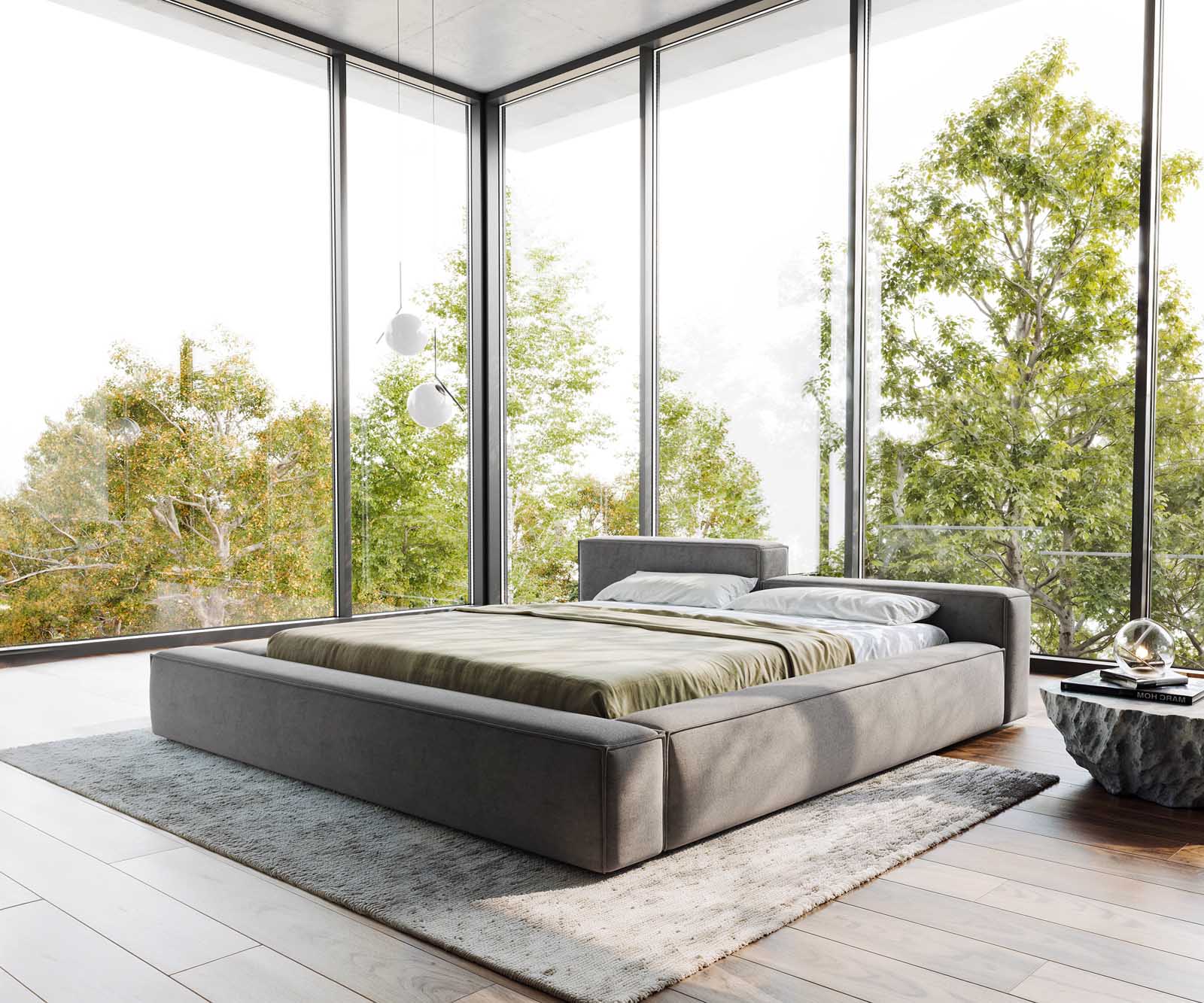 Designer Polsterbettgestell Kalinea 4 Designer Polsterbettgestell Kalinea 4