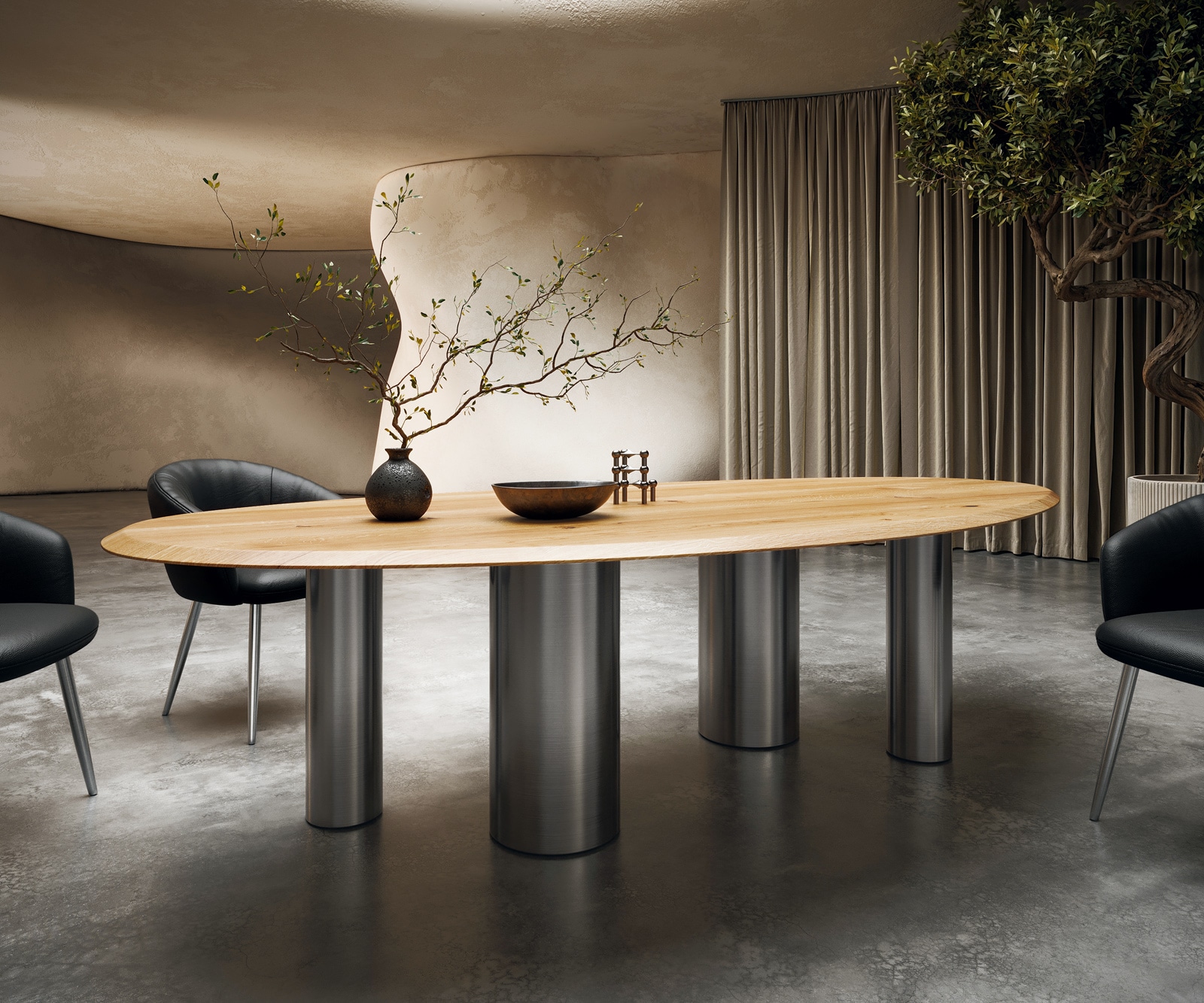 Esstisch Edge Massivholz Flow Edge Oval 2 Esstisch Edge Massivholz Flow Edge Oval 2